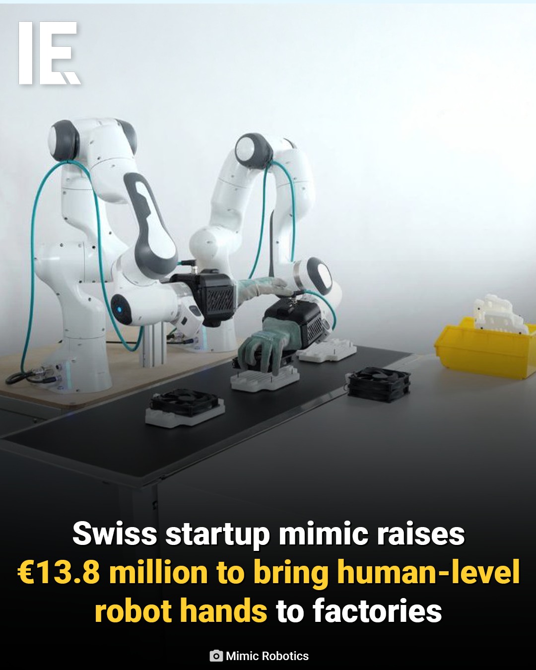 Interesting - Zurich-based startup mimic has secured a €13.8 million ...