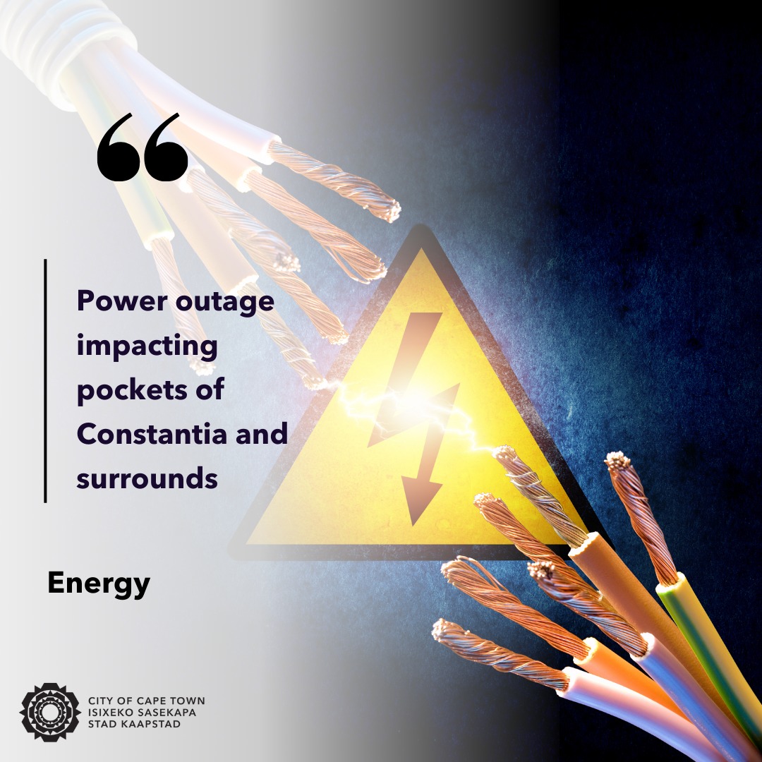 City - 26 November 2025 (13:47) UPDATE - Power outage impacting pockets ...