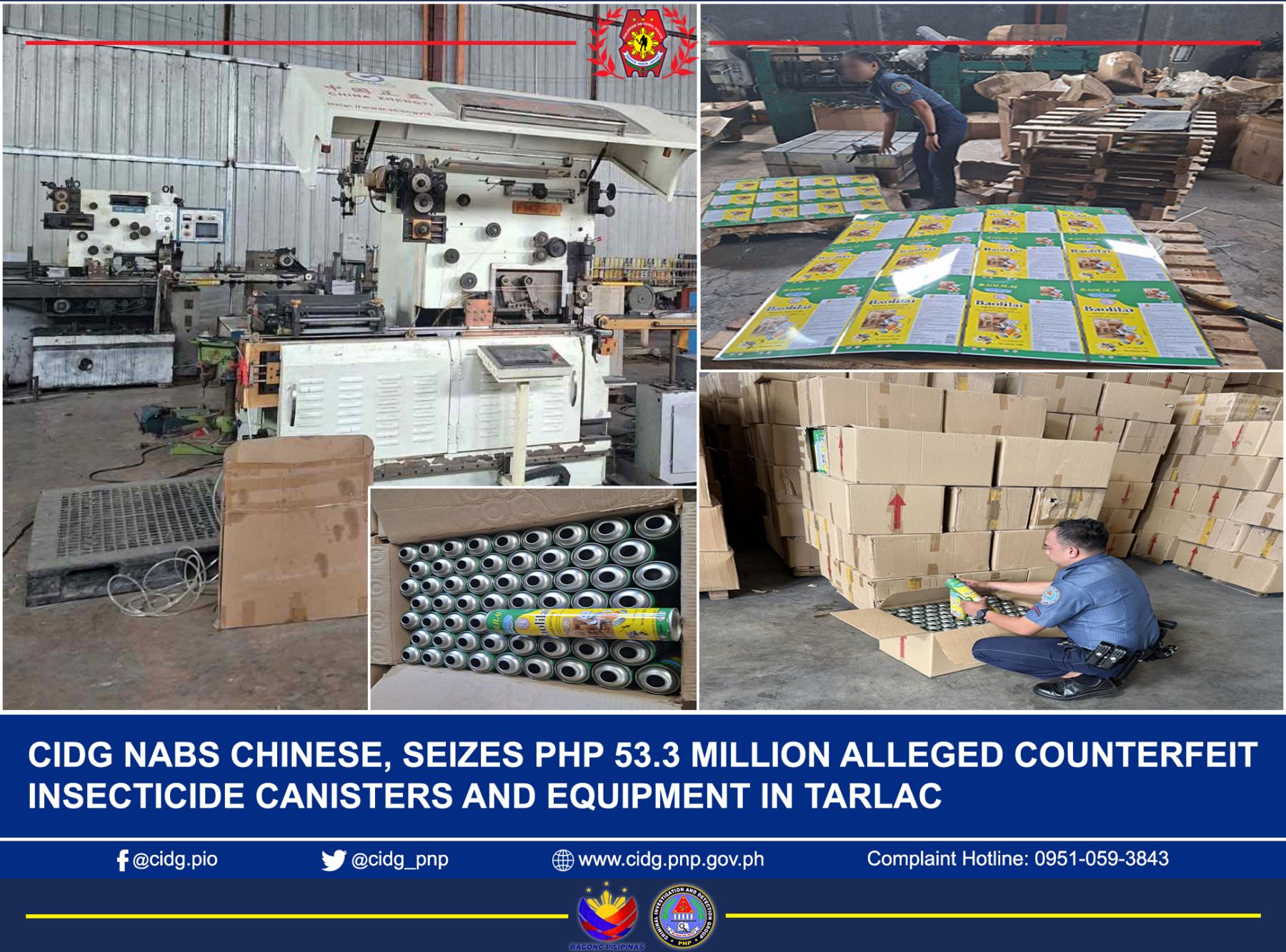 Criminal - CIDG NABS CHINESE, SEIZES PhP 53.3 MILLION ALLEGED ...