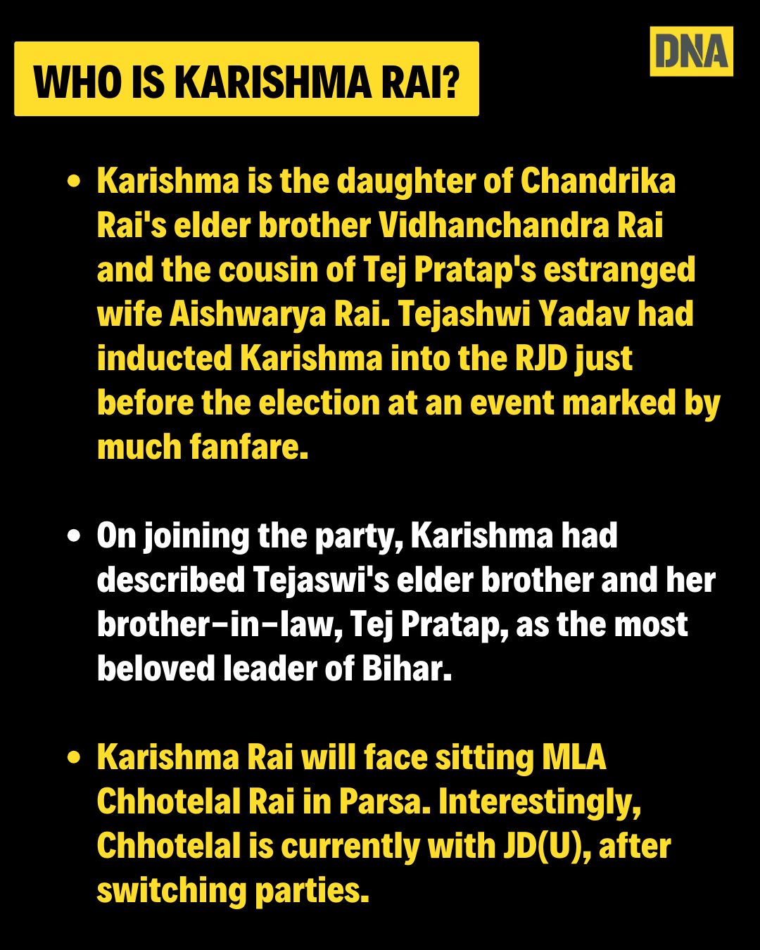 DNA India - #BiharElection2025 | In a stunning political... | Facebook