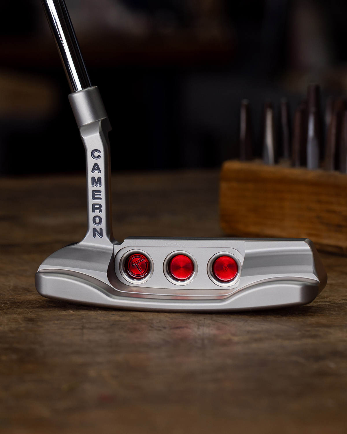 Scotty Cameron 34-inch select putter with mystic blue finish