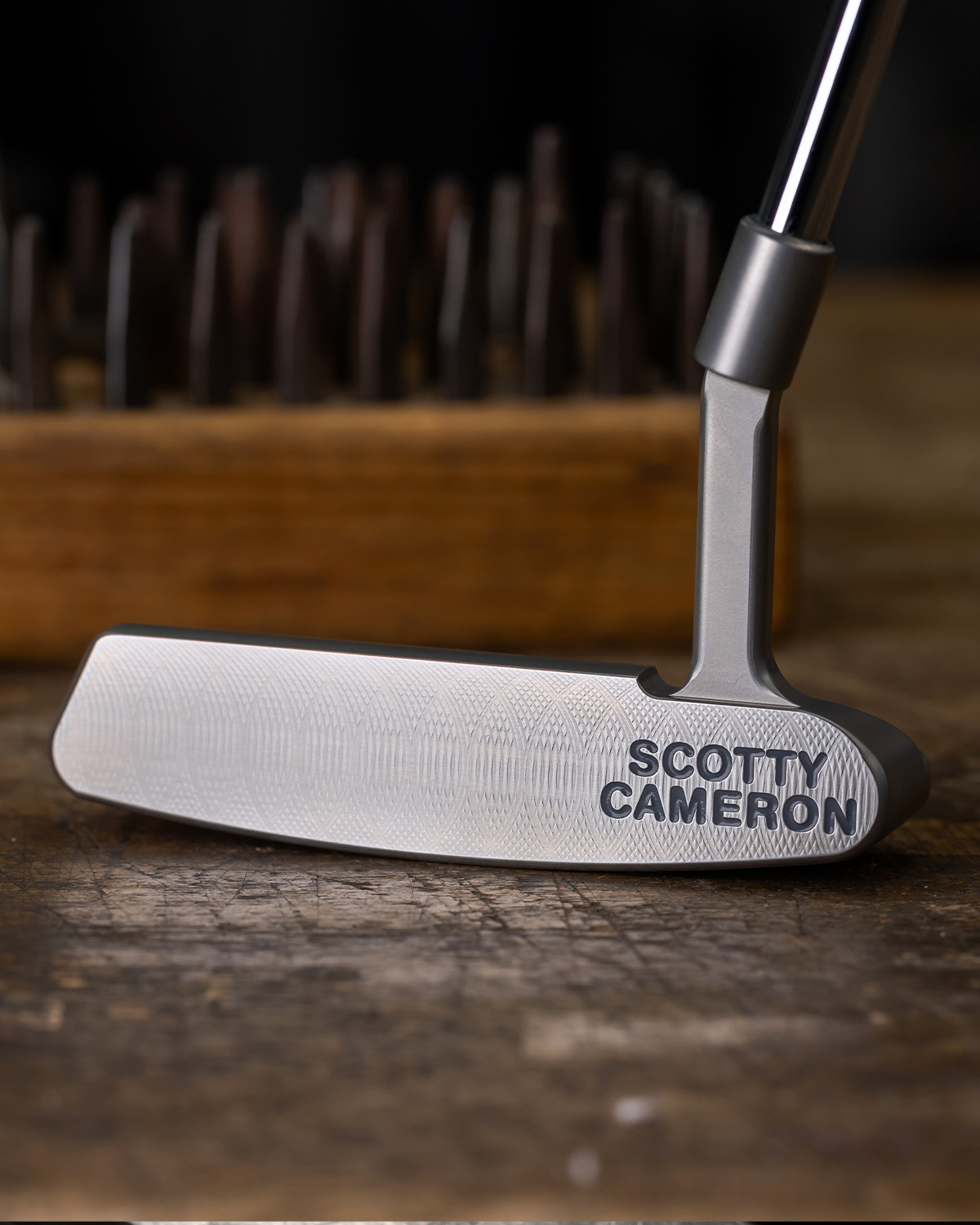 Scotty Cameron 34-inch select putter with mystic blue finish