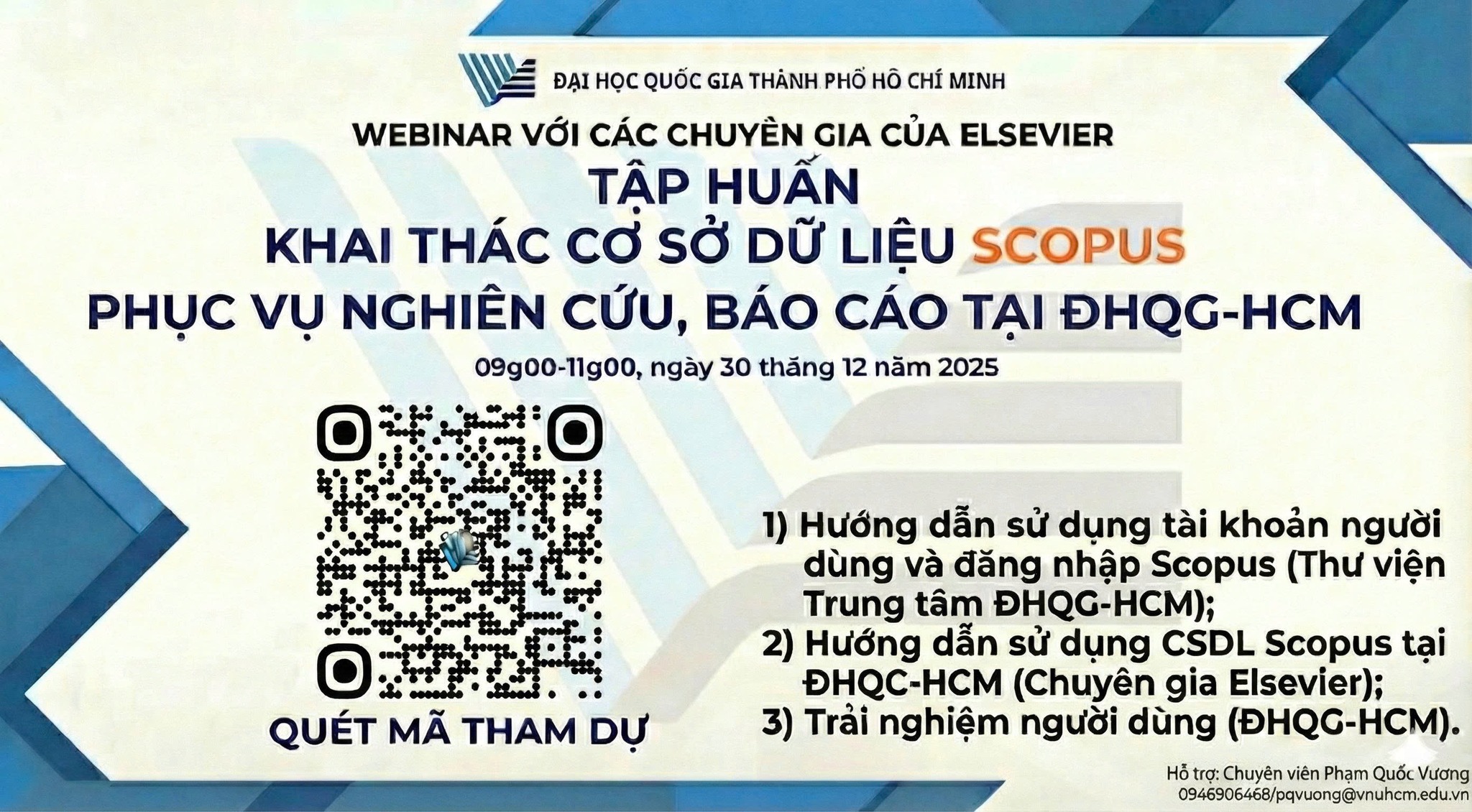 Thư - 📢 HƯỚNG DẪN KHAI THÁC CSDL SCOPUS 🕘 09h00 – 11h00 | 30/12/2025 💻 ...