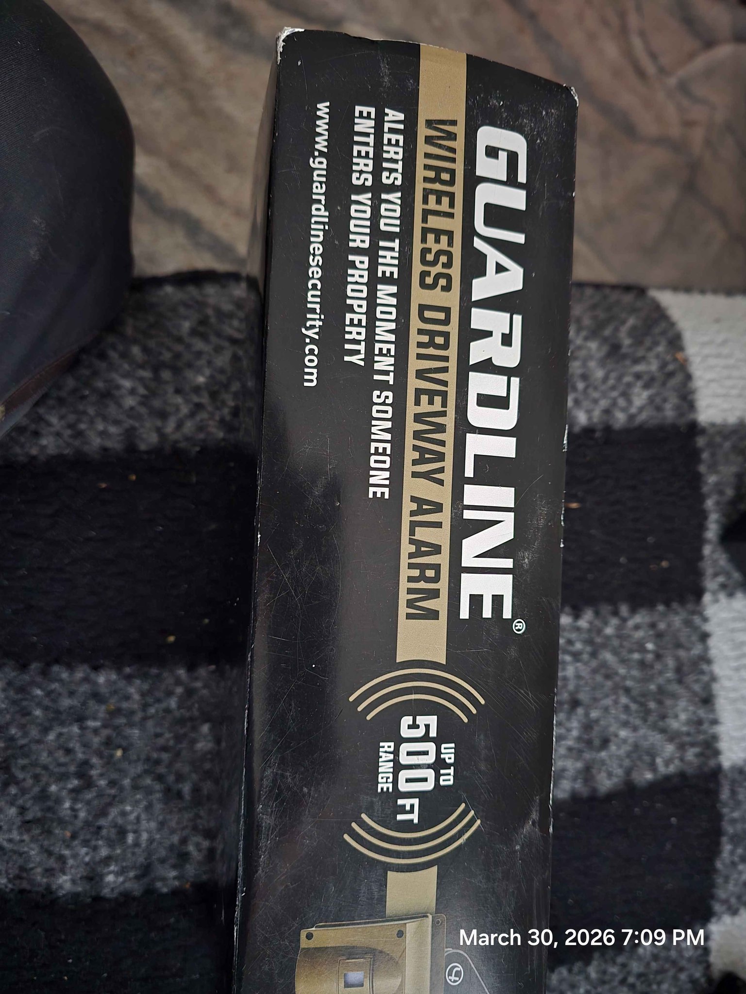 GUARDLINE Wireless Driveway Alarm 500ft Range - Measuring Tools ...
