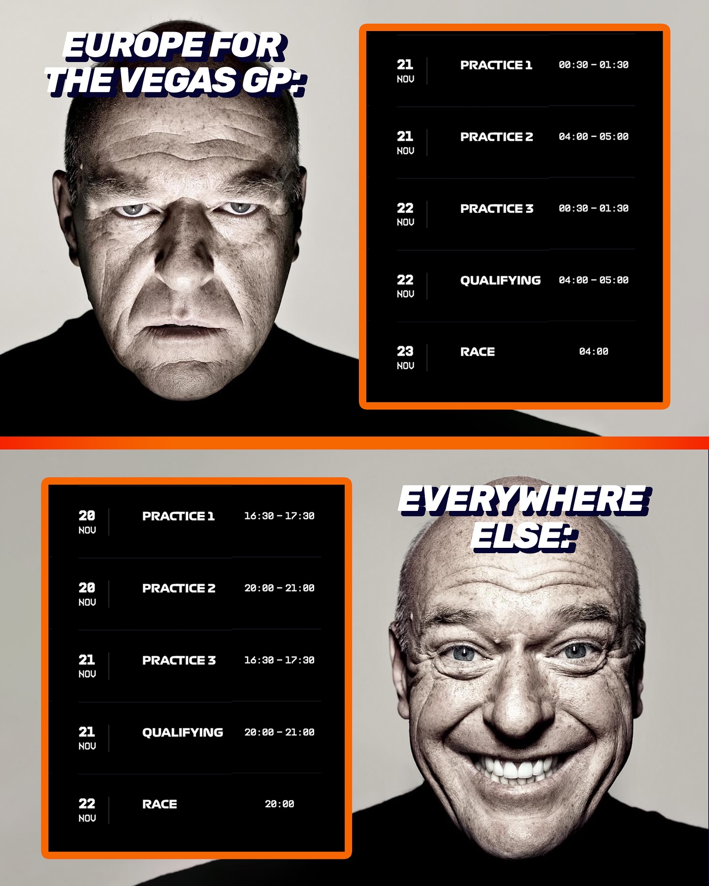 WTF1 - Which one are you? 🫠 #f1 #formula1 #lasvegasgp | Facebook