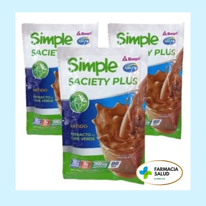 Farmacia - Arcor Simple Saciety Plus Suplemento dietético Proteína en ...