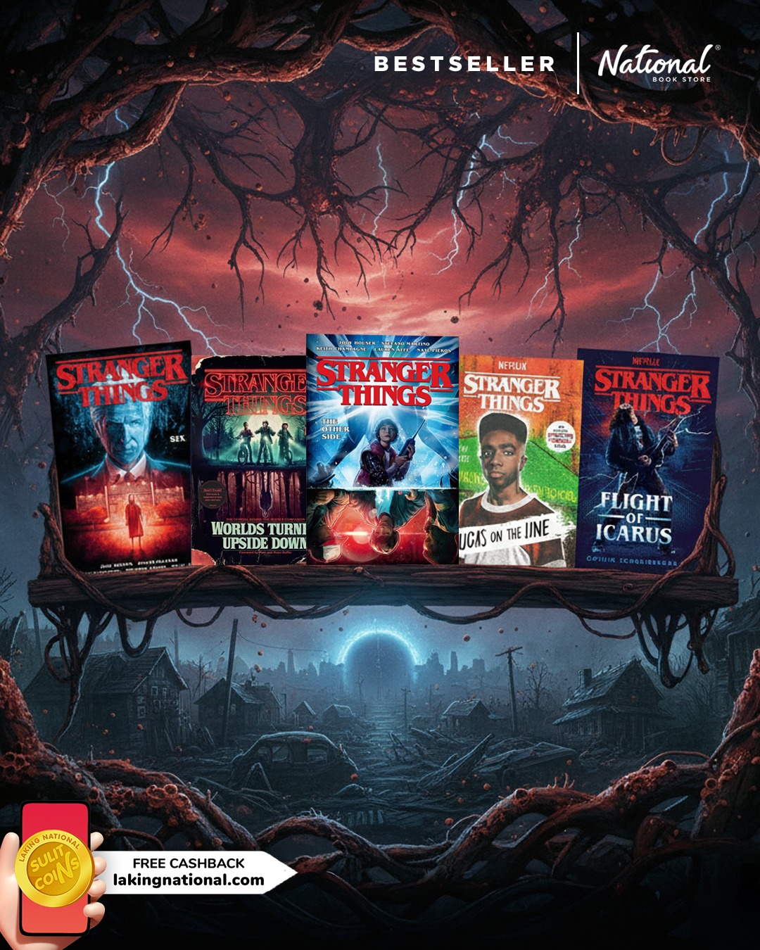 National - #StrangerThings5 hype check! 🕷️ These official books are ...