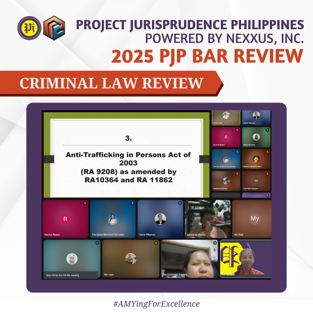 Project - Atty. Ariel Lioad shares his expertise during the Criminal ...