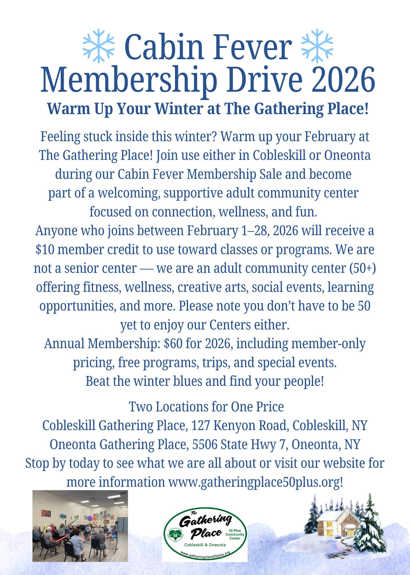 The Gathering Place 50 Plus Community Center