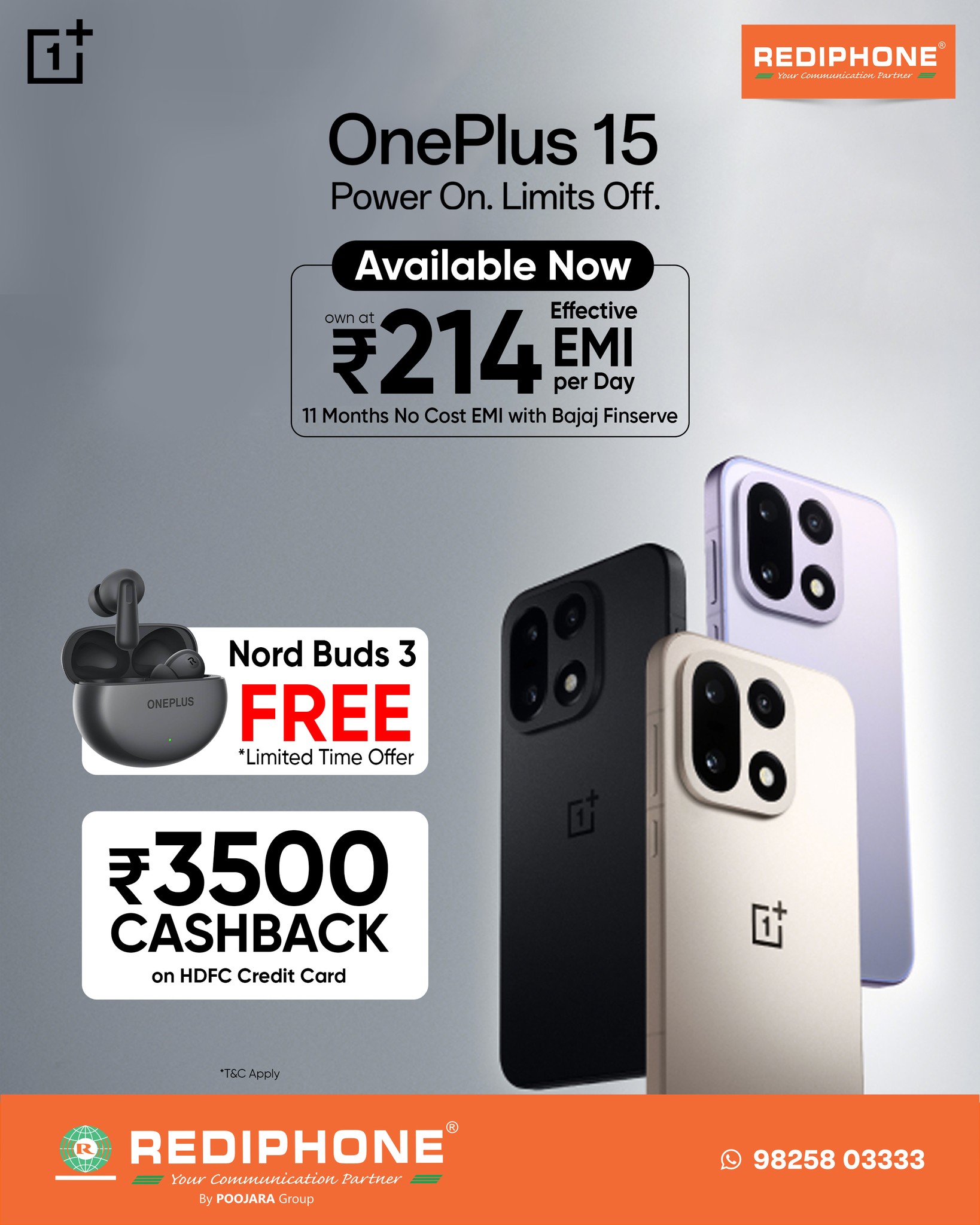 Rediphone - 🚀 Power On. Limits Off. The all-new flagship OnePlus15 is ...