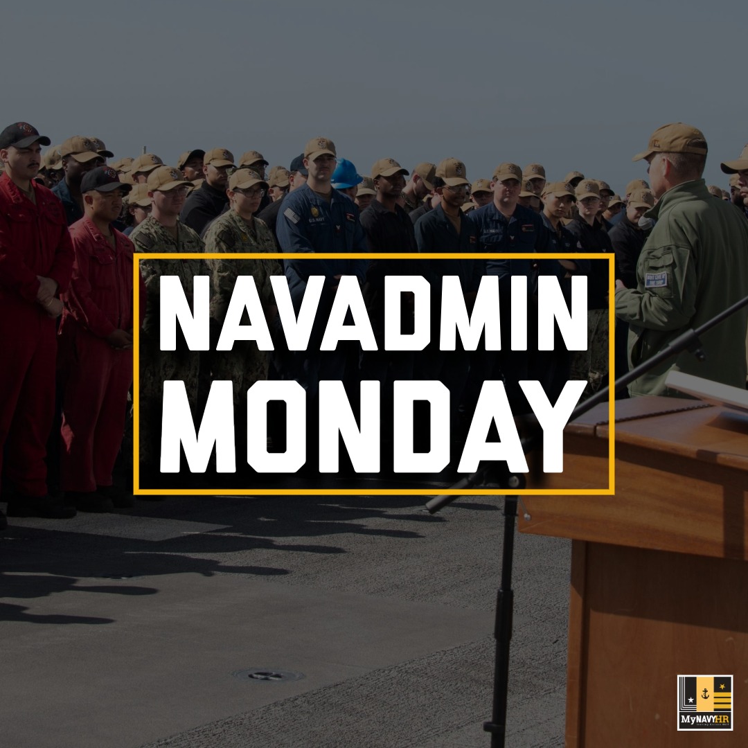 MyNavy HR - #NAVADMINMonday ⬇️ Stay informed with some of... | Facebook