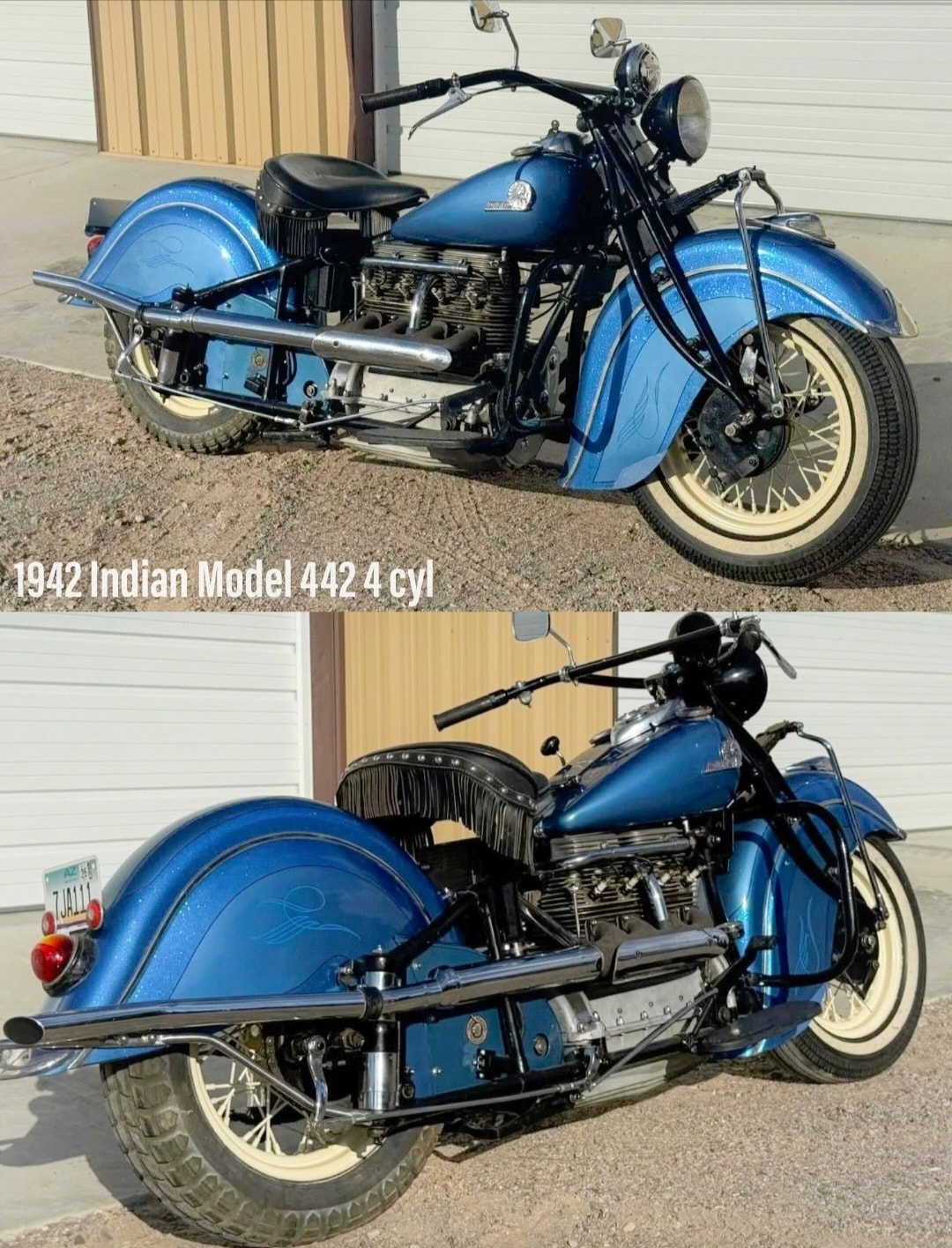 The Luxurious 1932 Indian Inline four 💙❤️🖤 The 1932 Indian