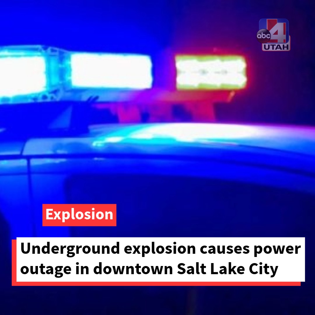 ABC4 - An underground explosion in downtown Salt Lake City caused a ...