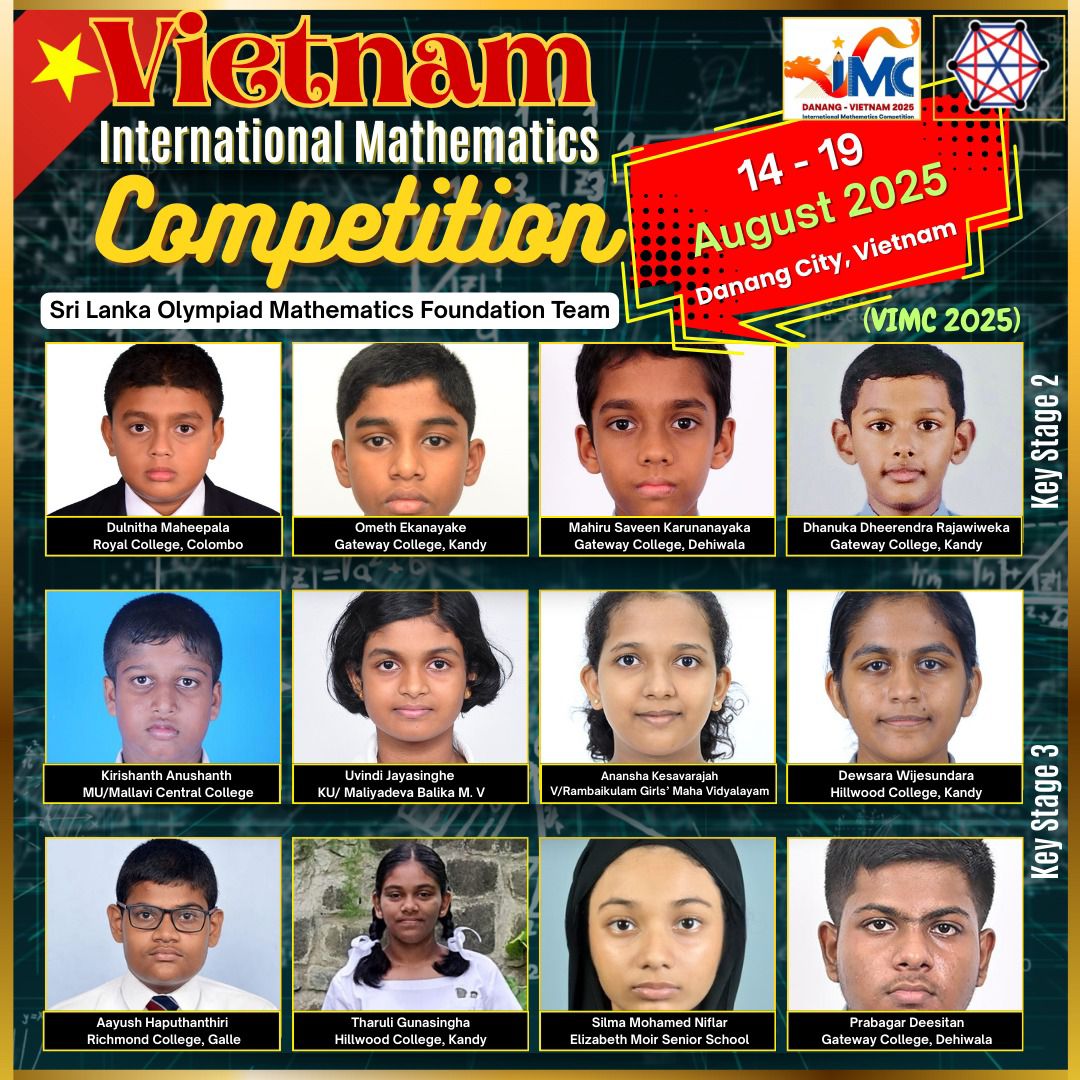 Sri Lanka Olympiad Mathematics Foundation - Through the Sri Lankan ...