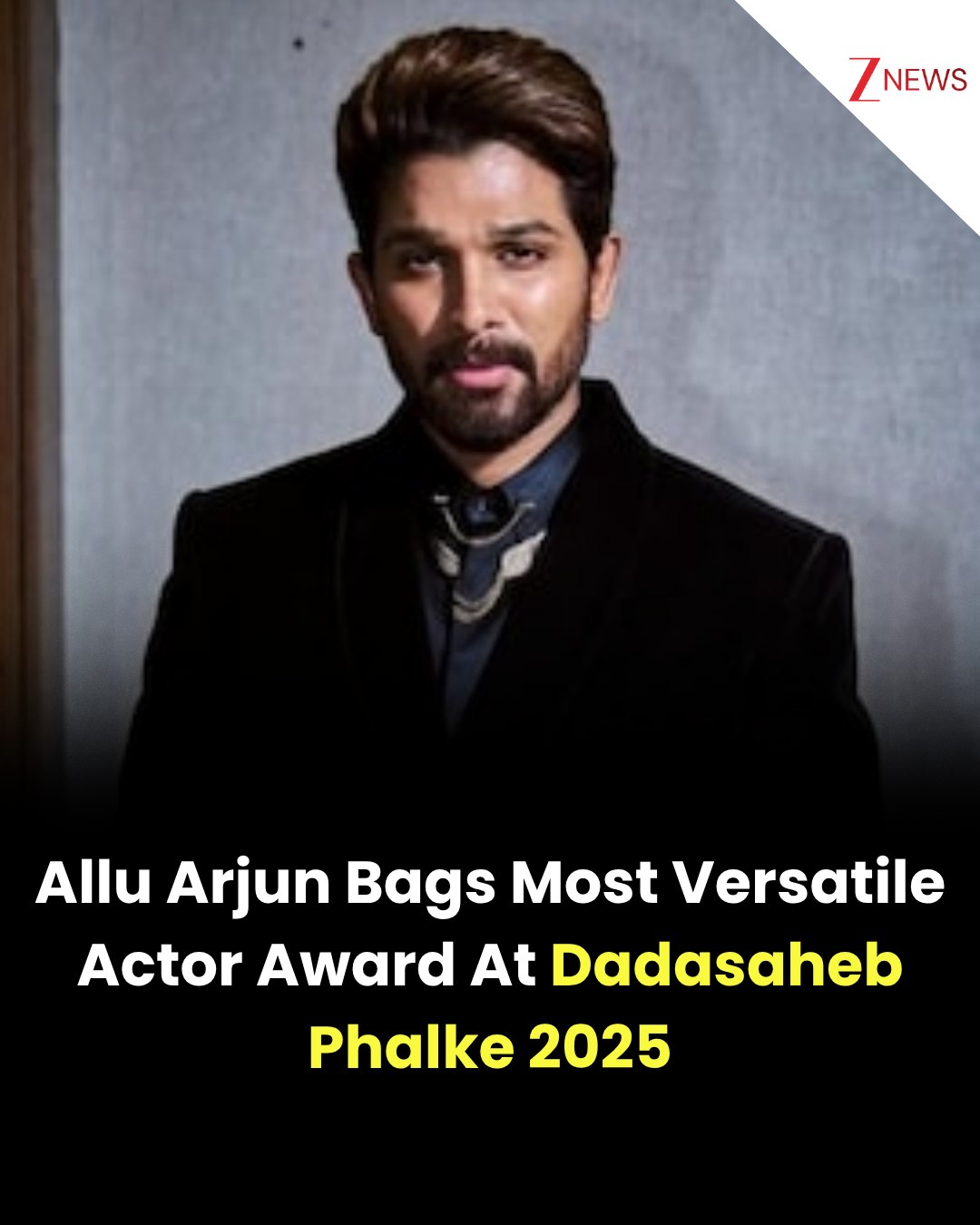 Allu Arjun Bags Most Versatile Actor At... - Zee News English | Facebook