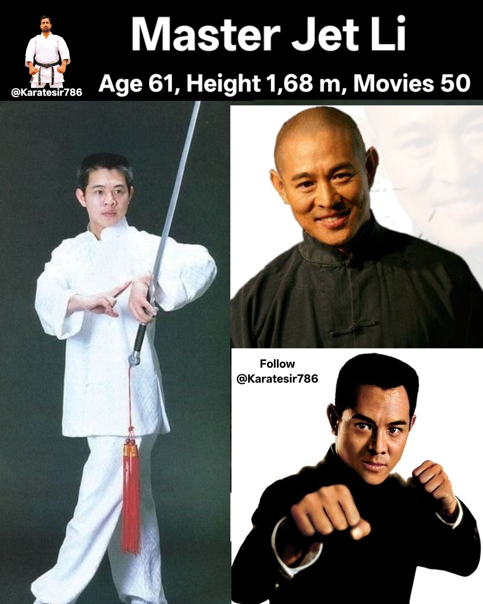 KARATE - The person in the image is the renowned martial artist and ...