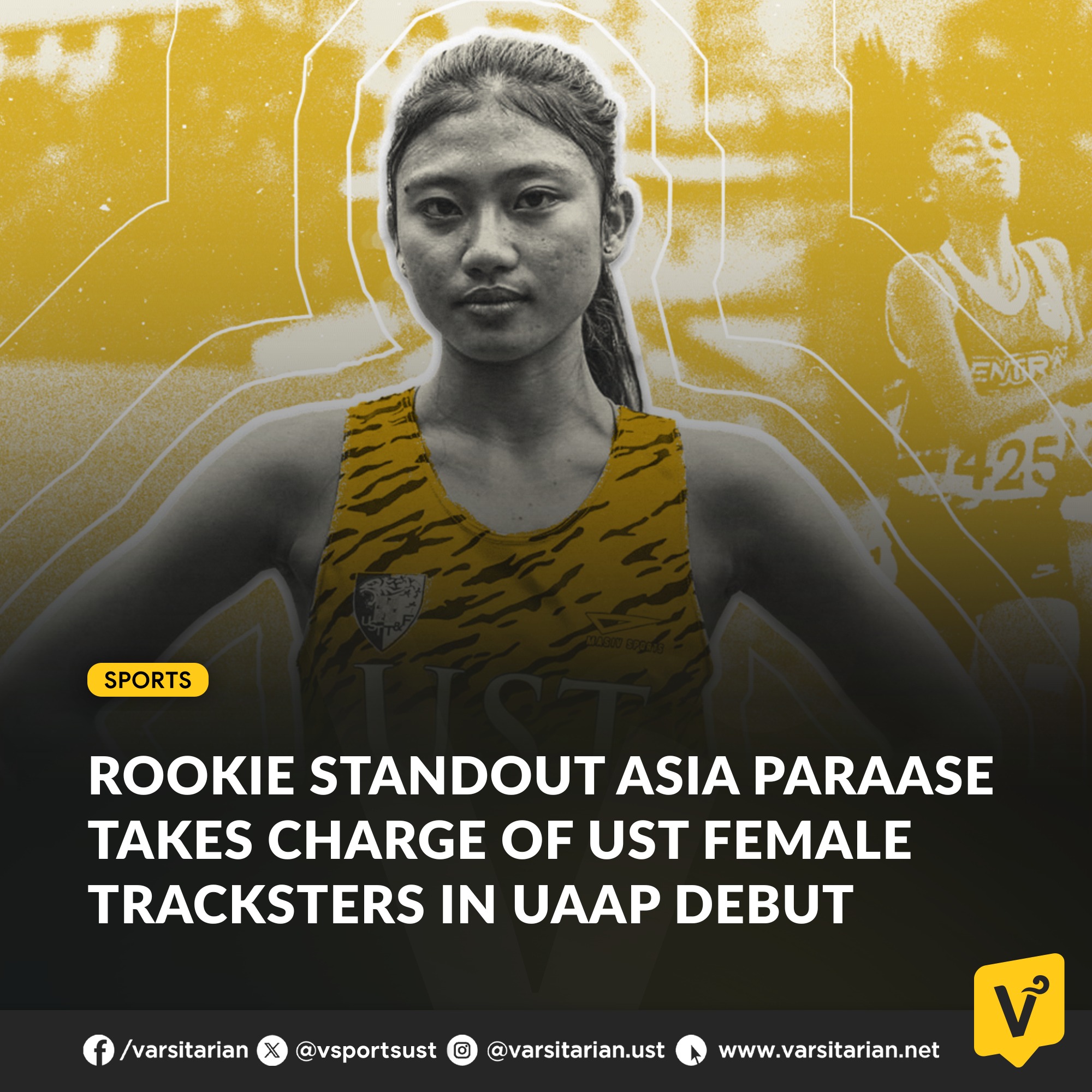 The Varsitarian - Rookie sprinter Asia Paraase steps into... | Facebook