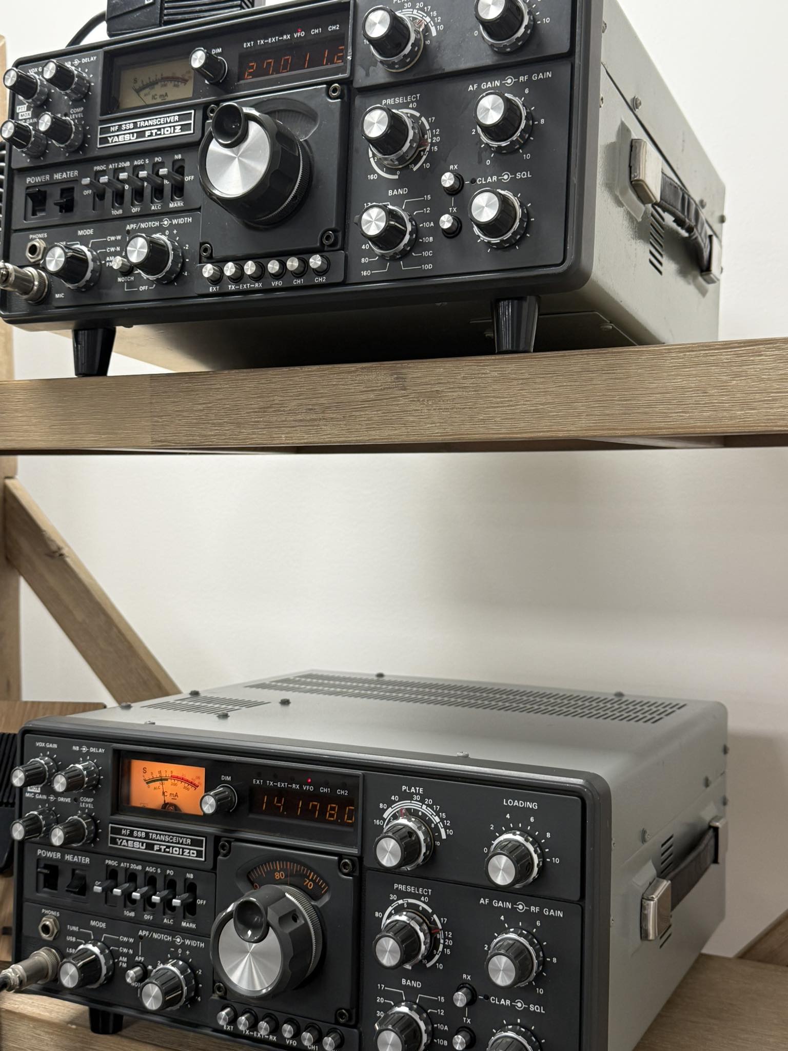 The Yaesu FT101Z (ZD) journey in history, always fun to fire up
