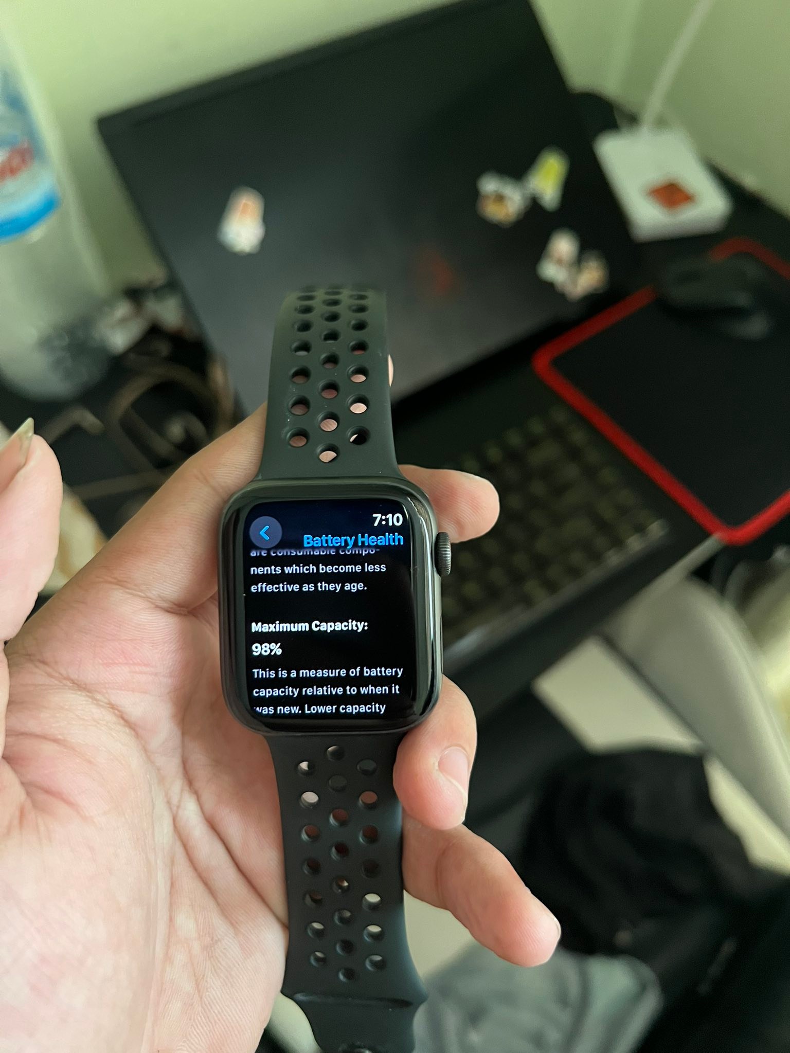 Apple watch S5 44mm black LTE Battery 98% ? Condition 97% Price 7 
