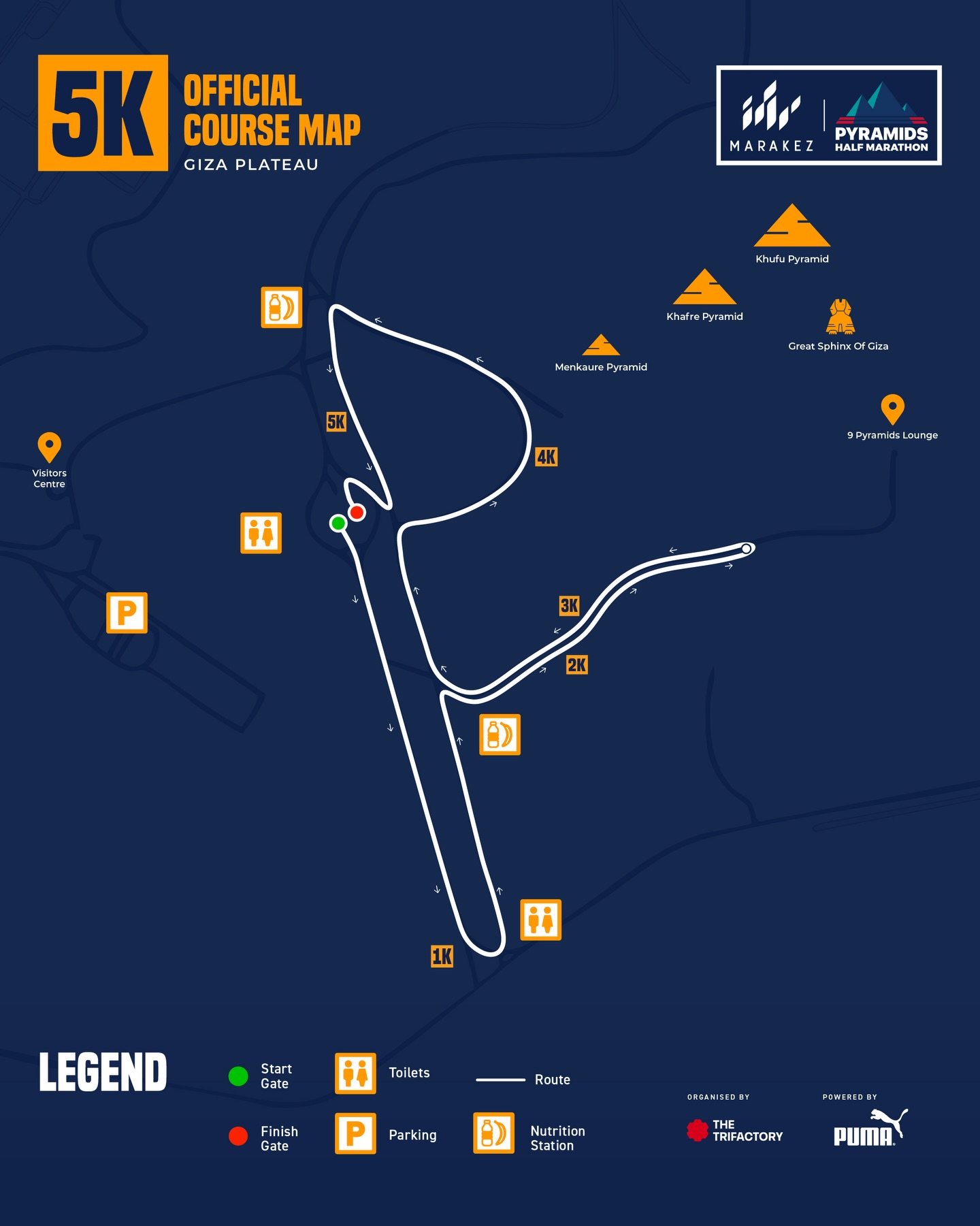 YOUR 2025 UPDATED COURSE MAPS ARE... - Pyramids Half Marathon | Facebook
