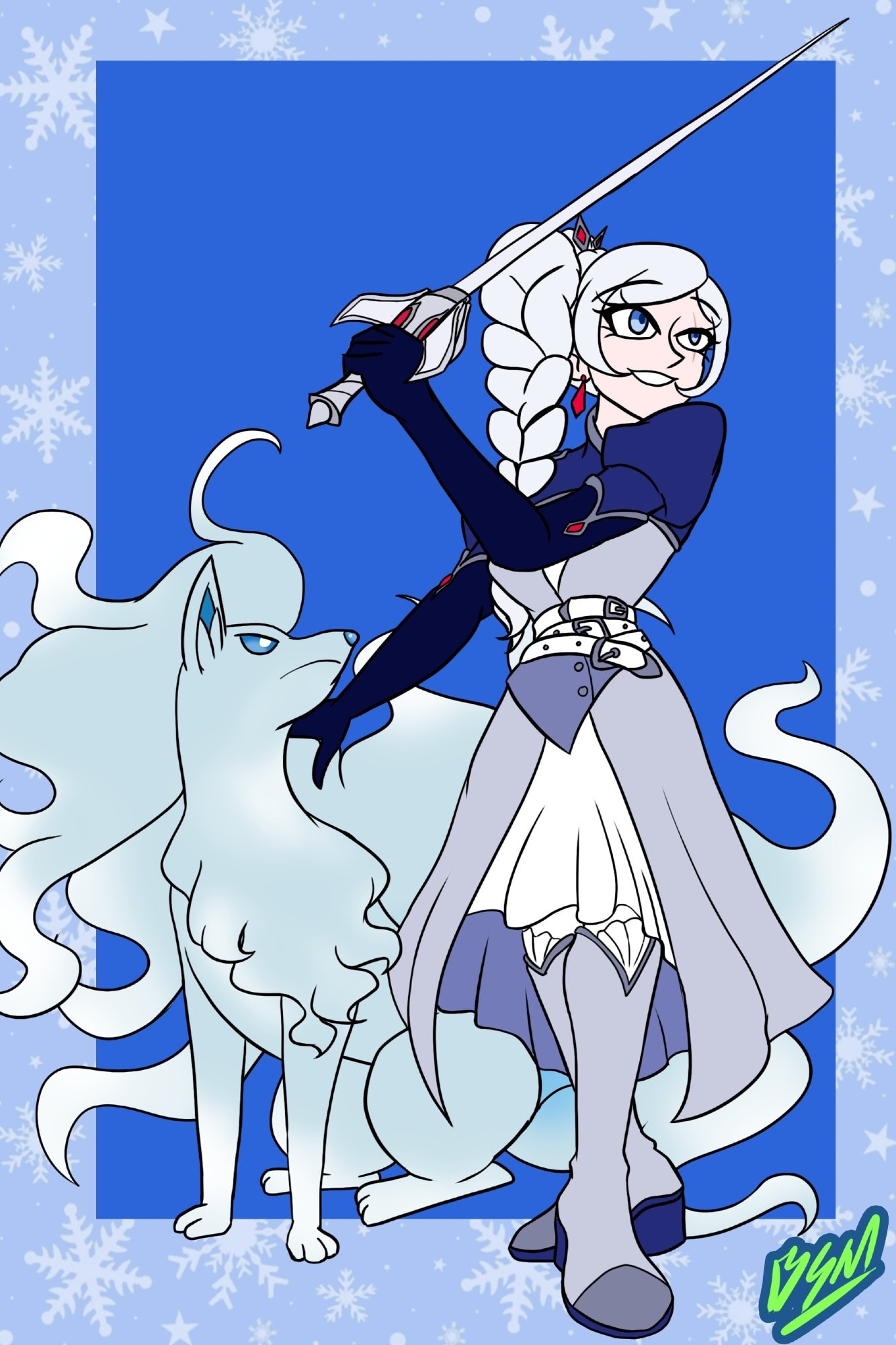RWBY - Weiss with her pokemon! ~Summer Artist: burplenurpless Source ...