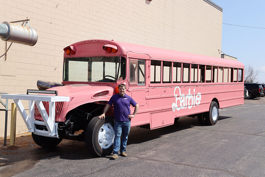 Courier - Known as the Barbie Camper, a specially modified ...