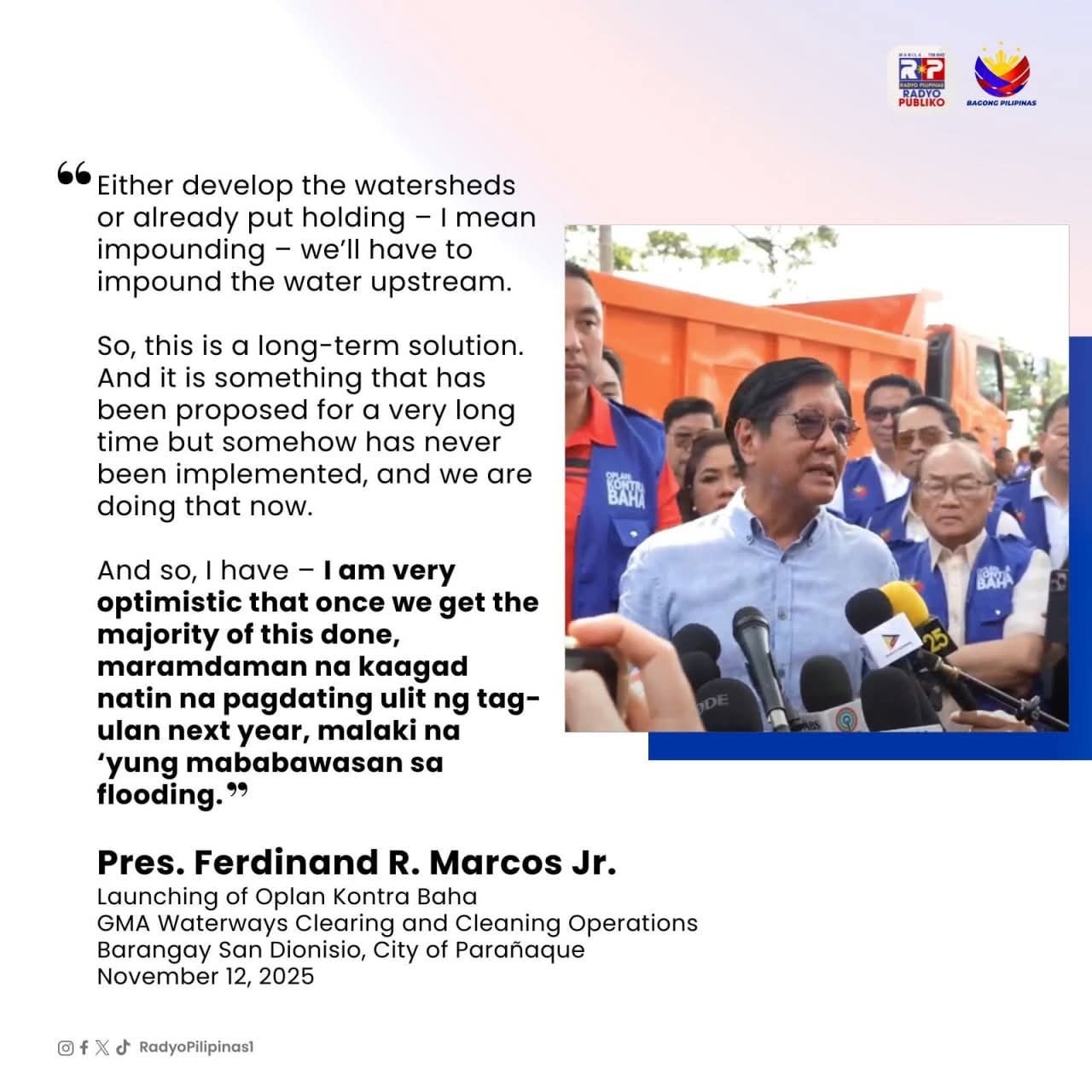 Radyo - Binigyang-diin ni Pangulong Ferdinand R. Marcos Jr. ang ...