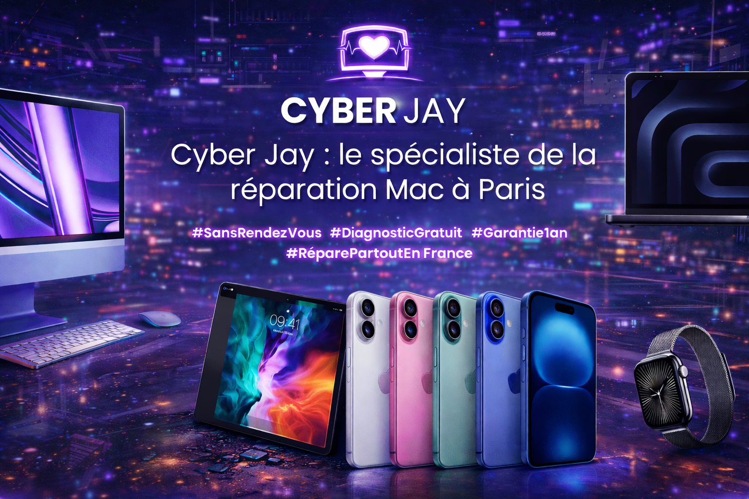 Cyber Jay Réparation Apple & Mac | Paris