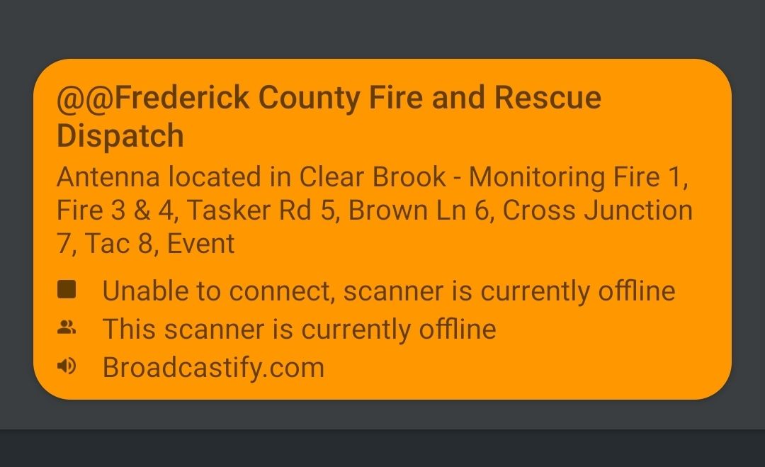 If anyone knows the Owner... - Frederick County Va Fire Wire | Facebook