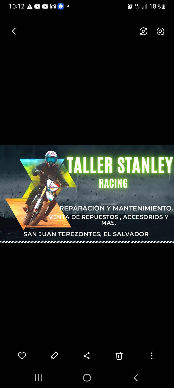 Taller Stanley Racing.