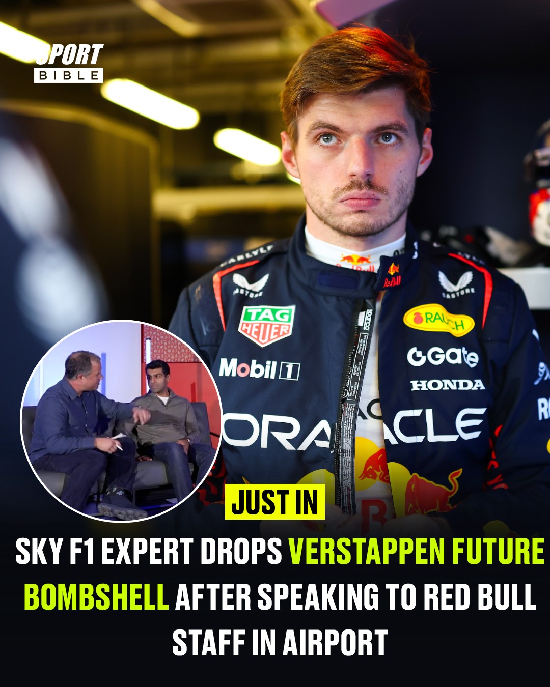 SPORTbible - 🚨 VERSTAPPEN RETIREMENT BOMBSHELL 🚨 Red Bull staff are ...