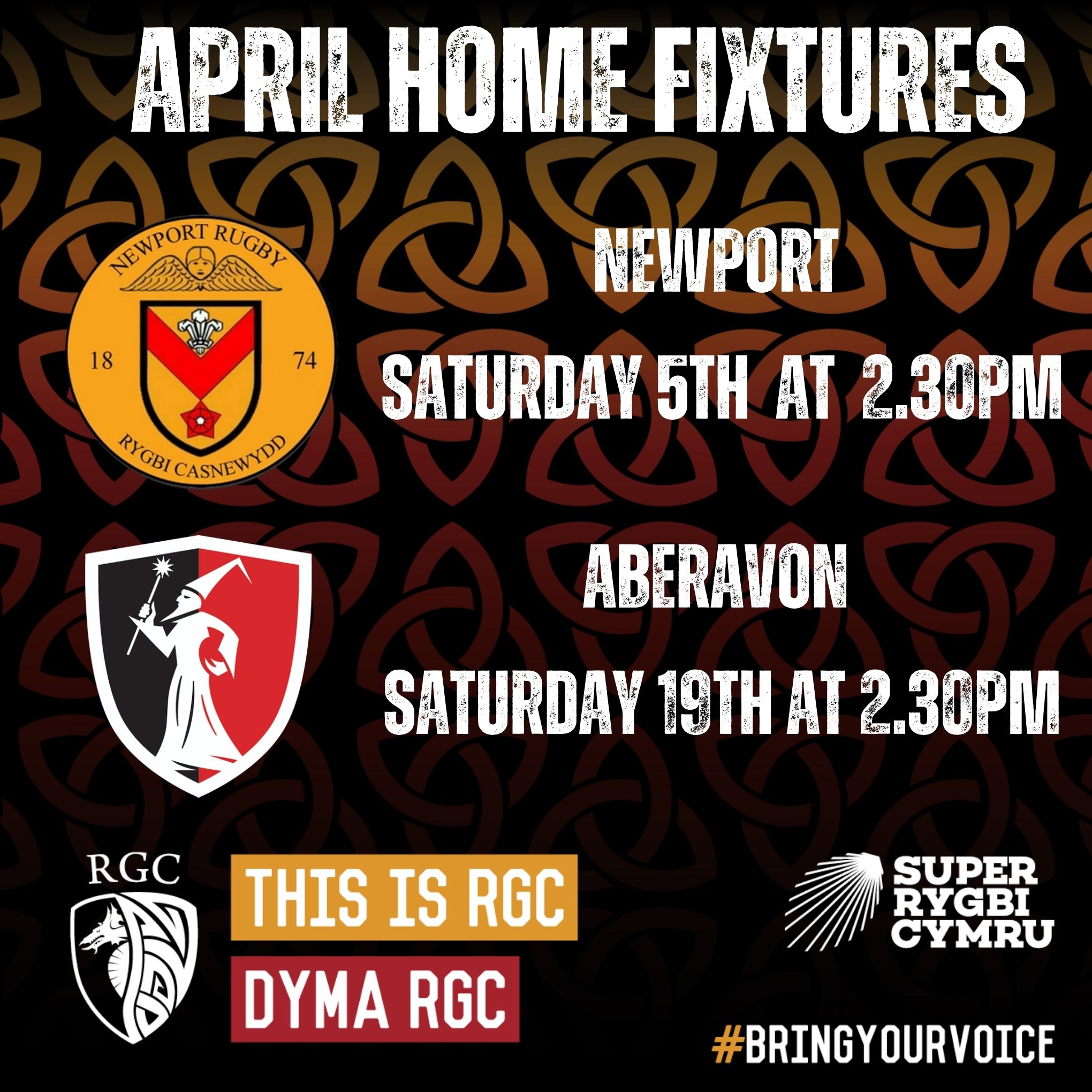📅 Play Off Dates 📅 Confirmed... - RGC - Rygbi Gogledd Cymru | Facebook