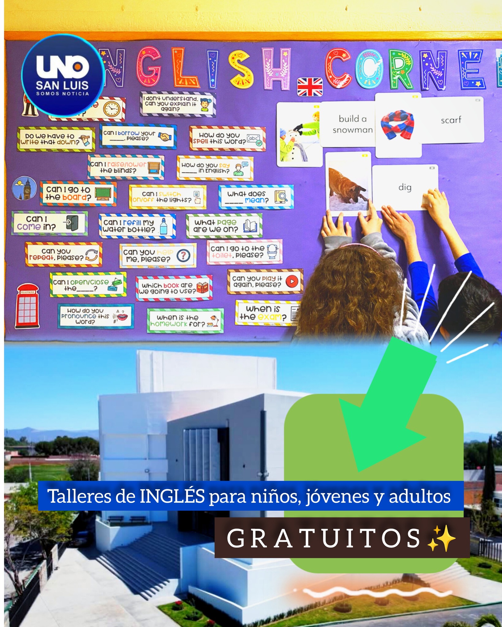 Uno - 🗣️🇺🇸 TALLERES DE INGLES TOTALMENTE GRATUITOS PARA TODA LA FAMILIA ...
