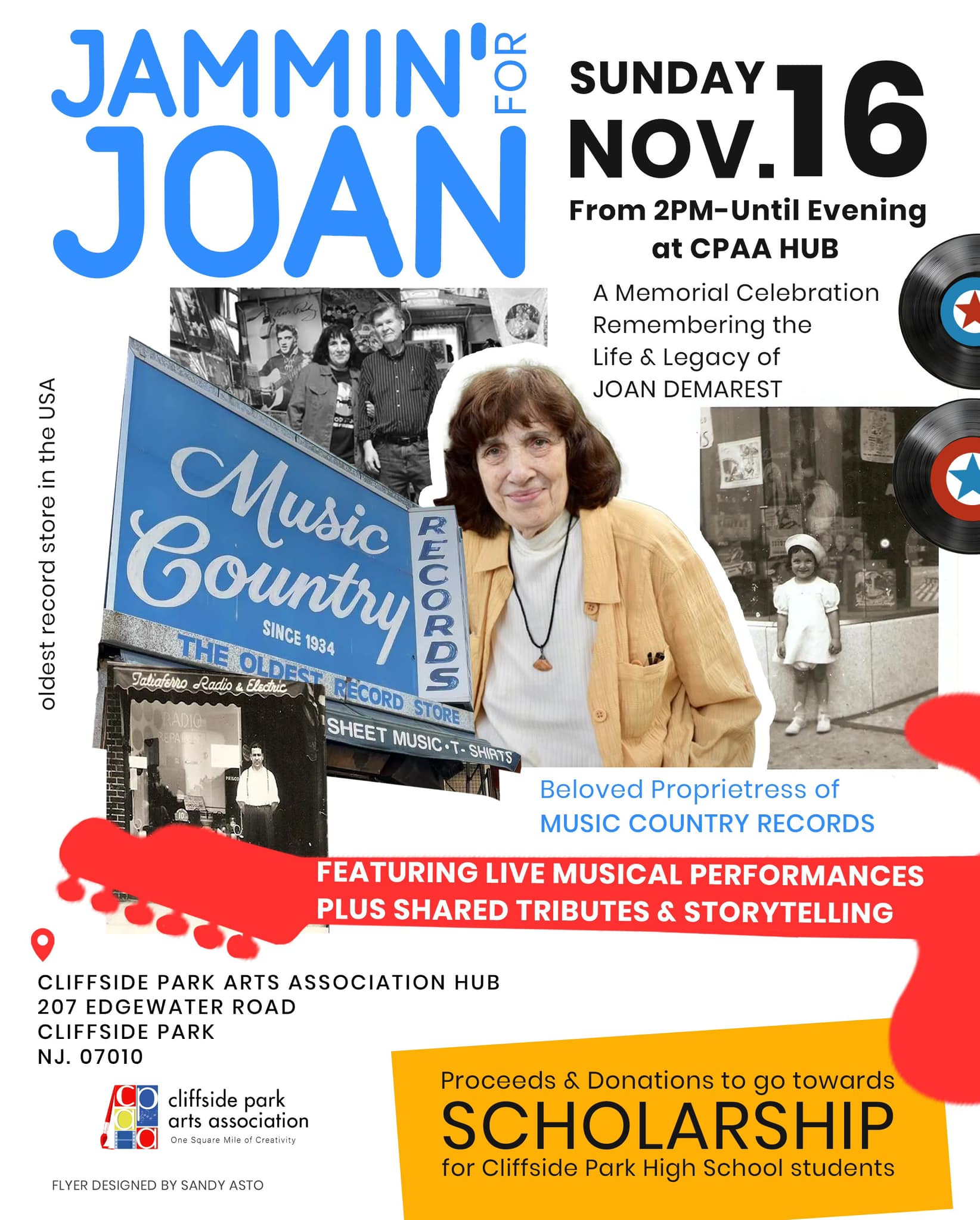 Borough - 🎶 Memorial Celebration for Joan Demarest Join the Cliffside ...