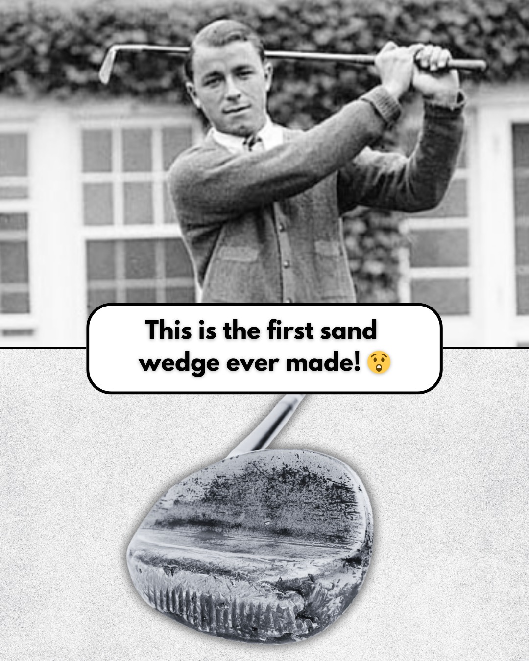 The sand wedge was invented in 1931... - Rick Shiels Golf | Facebook