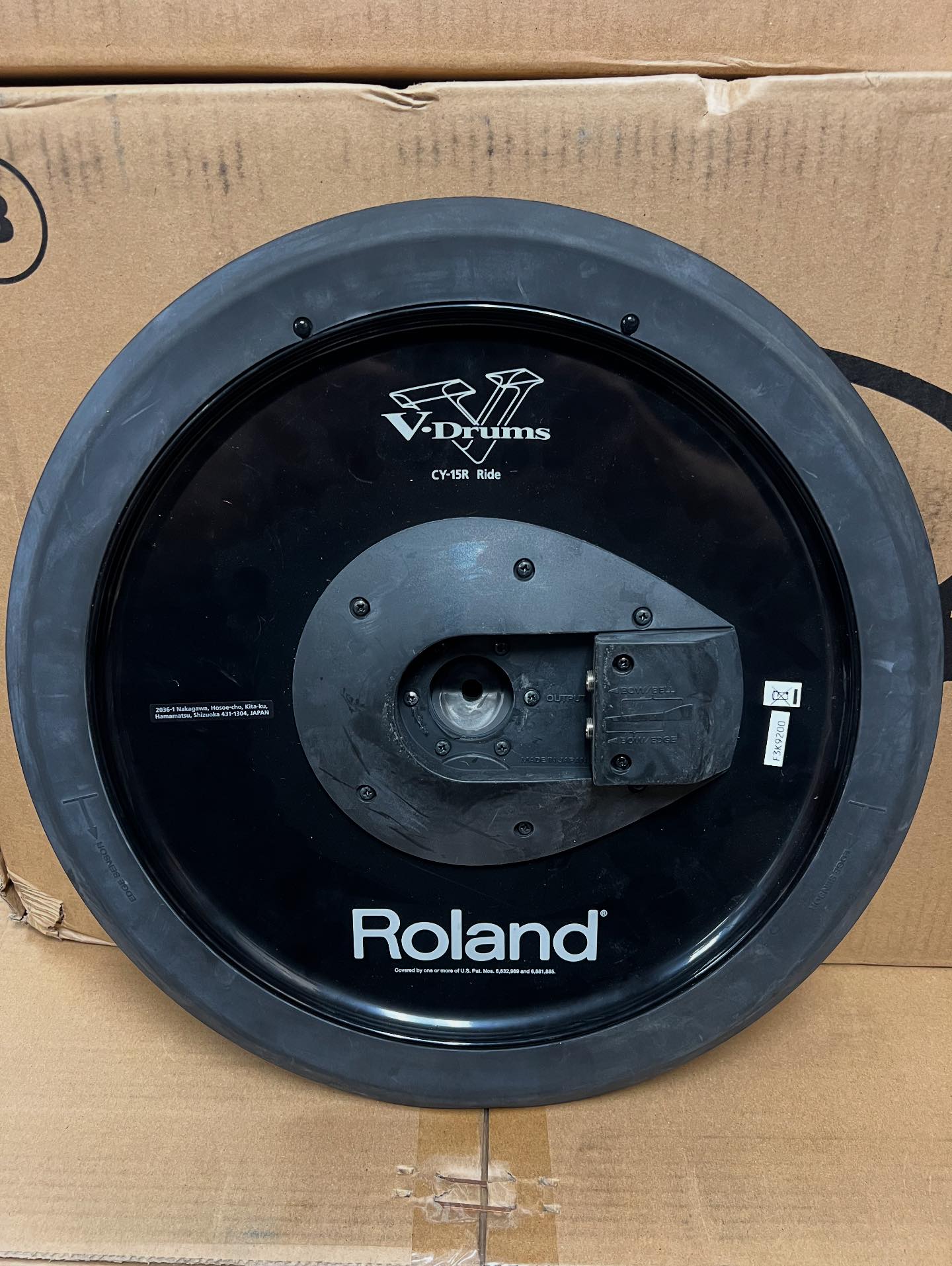 $75 Roland CY-15R ride cymbal. Used works great. Triple zone. www 