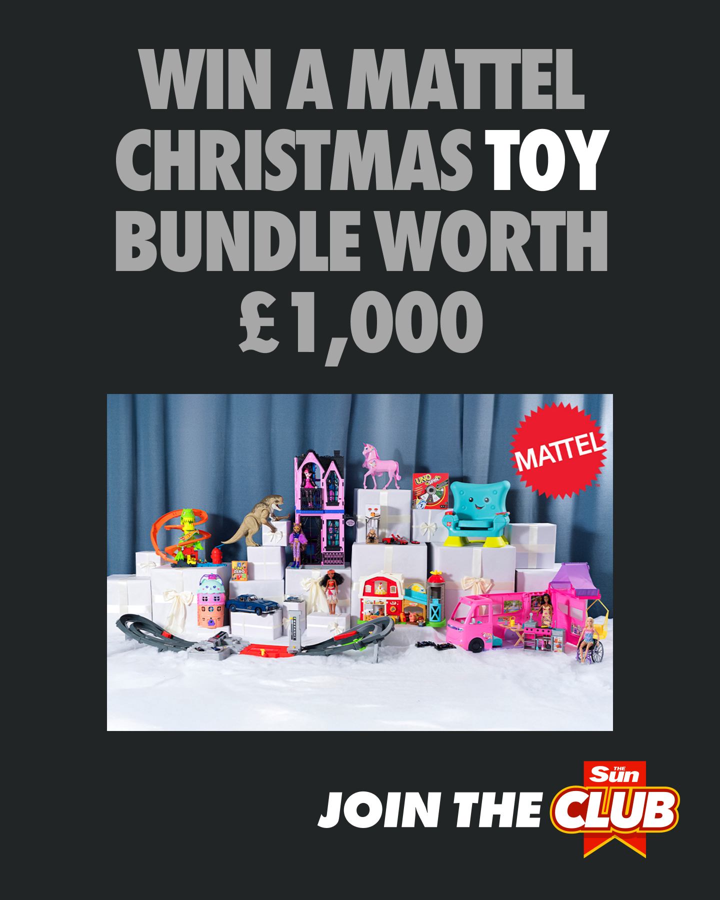 Sun Savers - 🎄Win a Mattel Christmas toy bundle worth... | Facebook