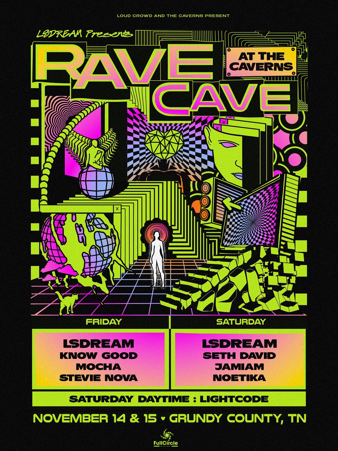 LSDREAM - FULL LINEUP FOR RAVE CAVE 2025!!!! Can’t wait to... | Facebook