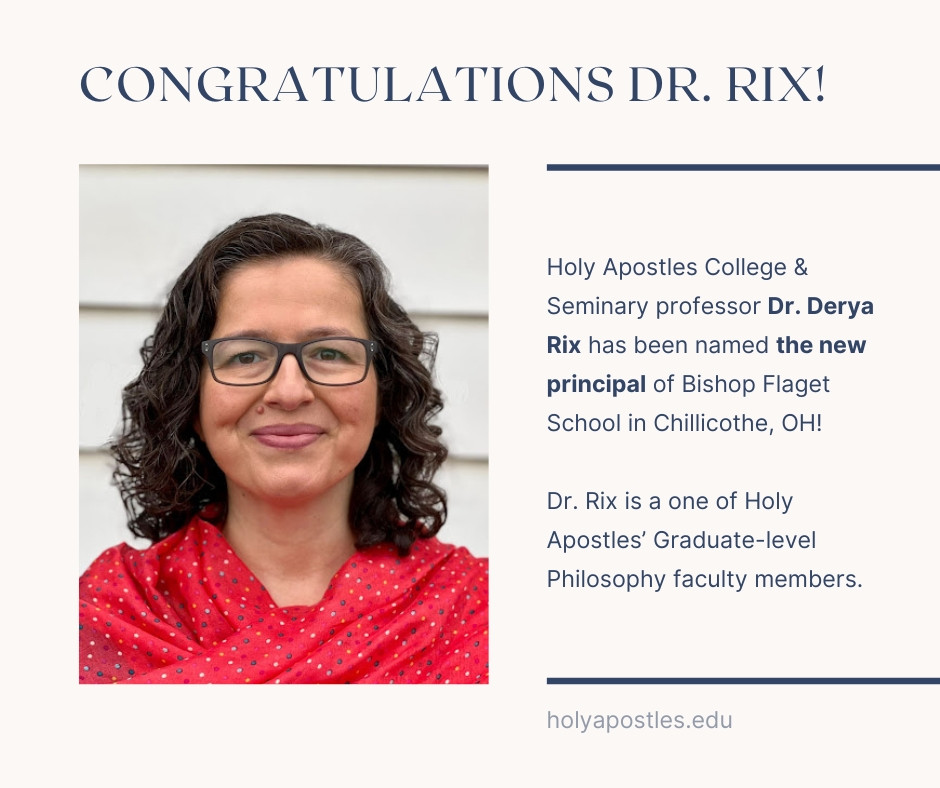 Holy Apostles College & Seminary - Week 1 of the Spring Semester was a ...