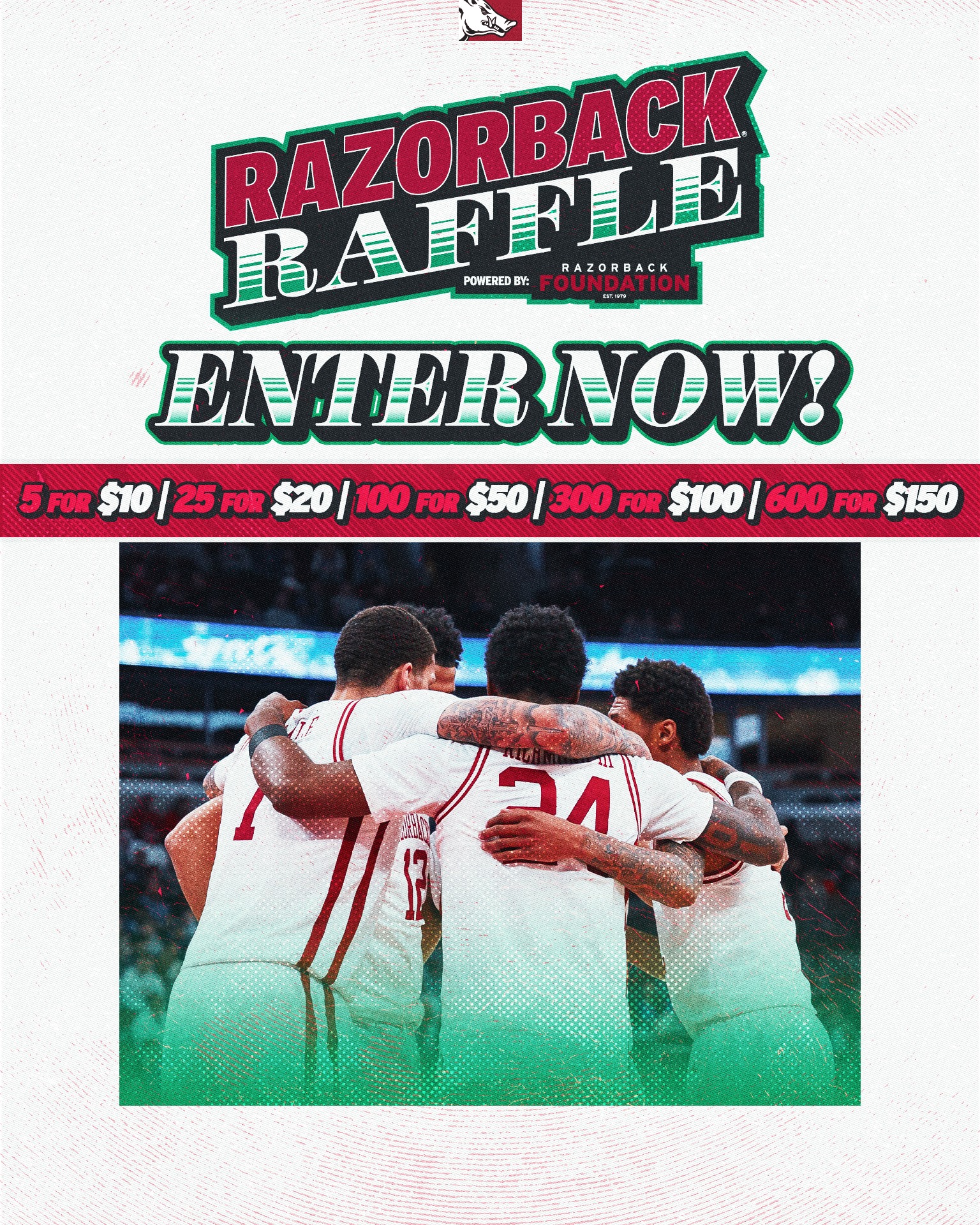 🚨 Next Razorback Raffle is LIVE! 🚨... - Arkansas Razorbacks | Facebook