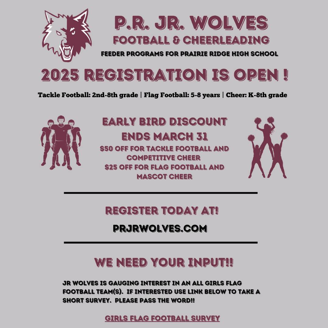 Jr Wolves Football & Cheerleading