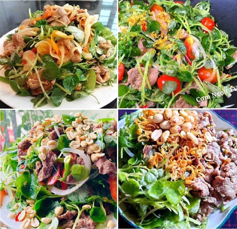 Hội - Cách làm rau càng cua trộn thịt bò ngon 1. Nguyên liệu: - Rau ...
