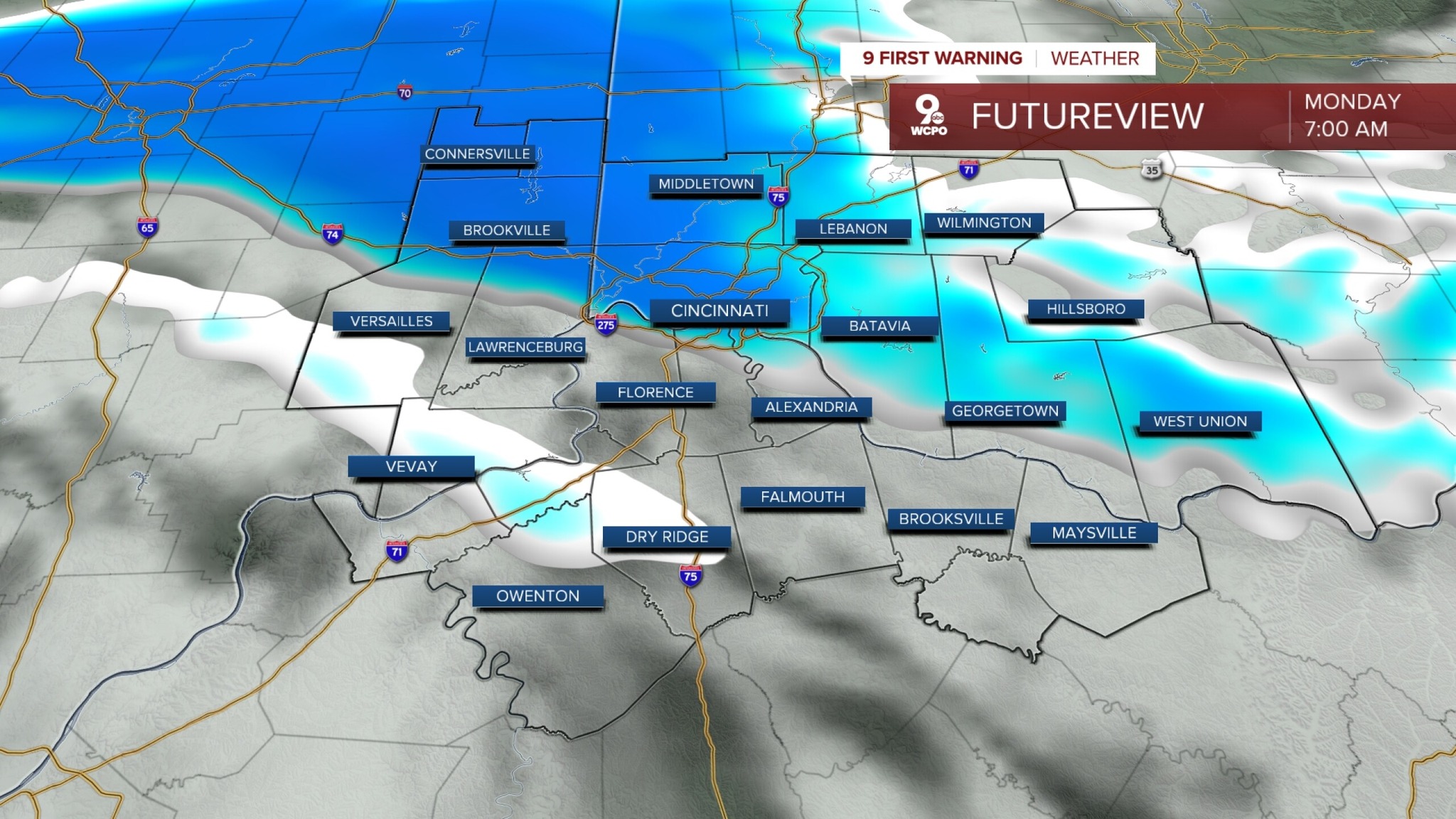WCPO 9 - The first snow of the season fell last night, but... | Facebook