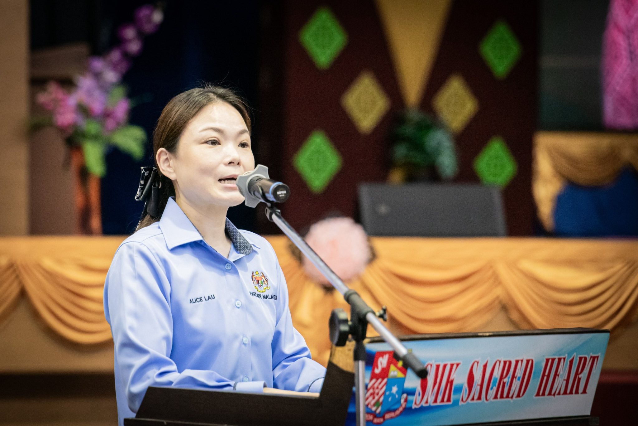 Alice Lau 刘强燕 - Dijemput oleh SMK Sacred Heart untuk... | Facebook