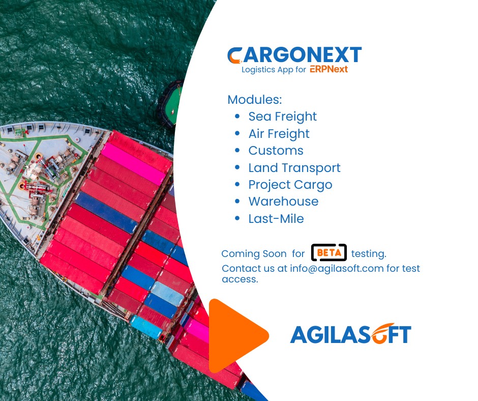 Agilasoft - Introducing CARGONEXT – your all-in-one Logistics App for ...
