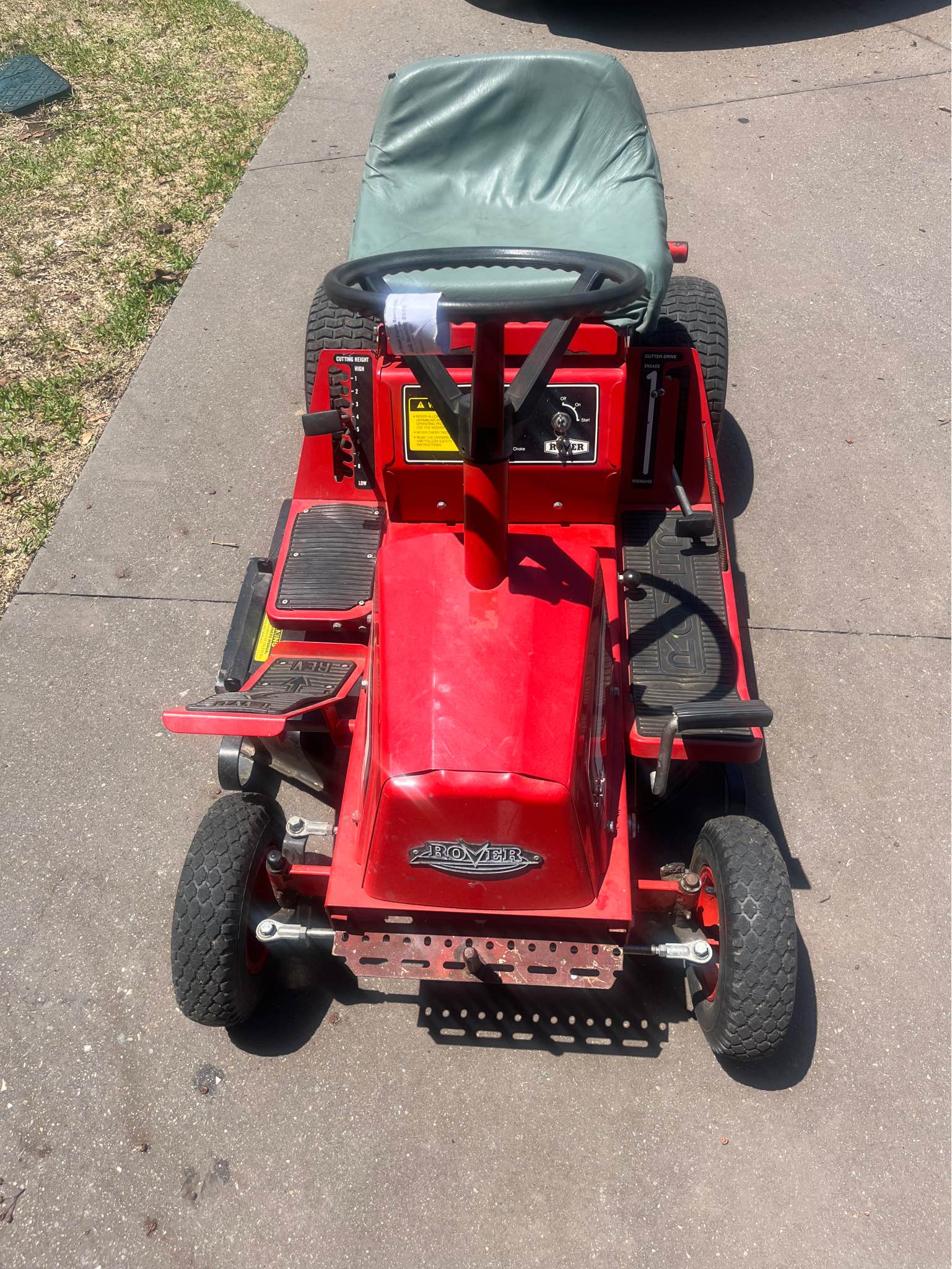 Rover Rancher Classic Ride on Mower - Lawn Mowers - Queanbeyan, New ...