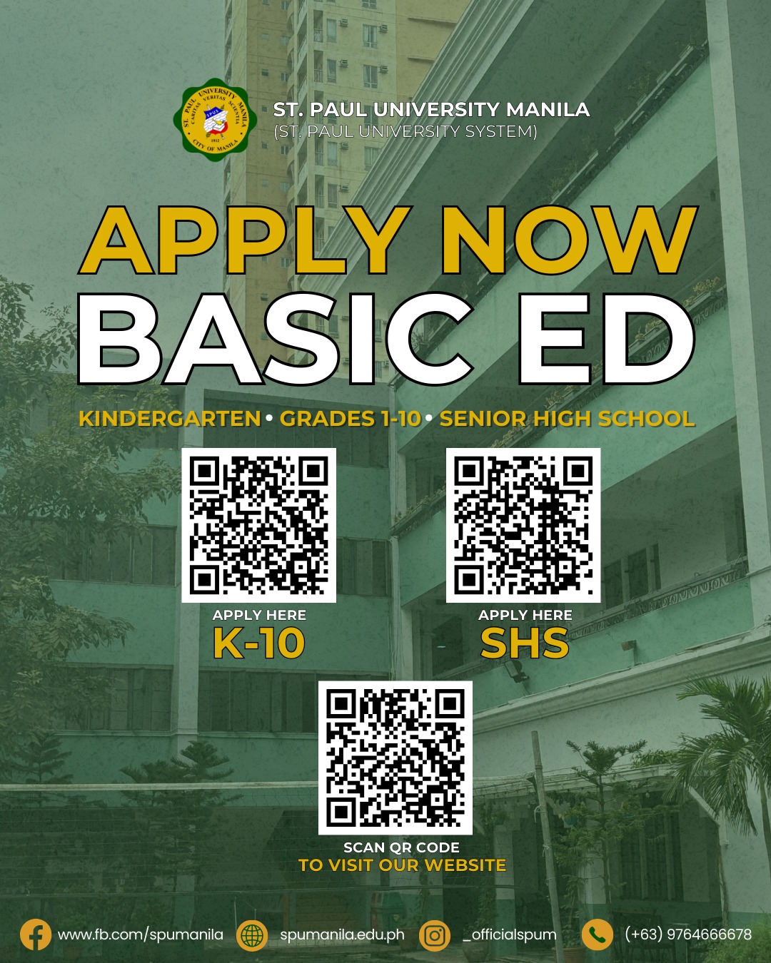 💚 Start Your Paulinian Basic... - St. Paul University Manila | Facebook