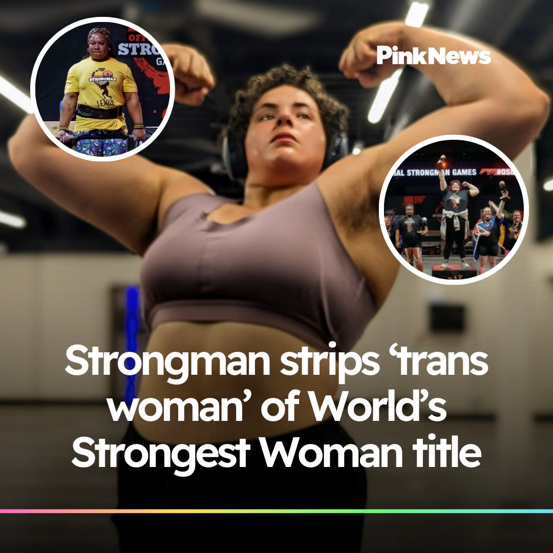 PinkNews - ‘World’s Strongest Woman’ title-holder Jammie... | Facebook