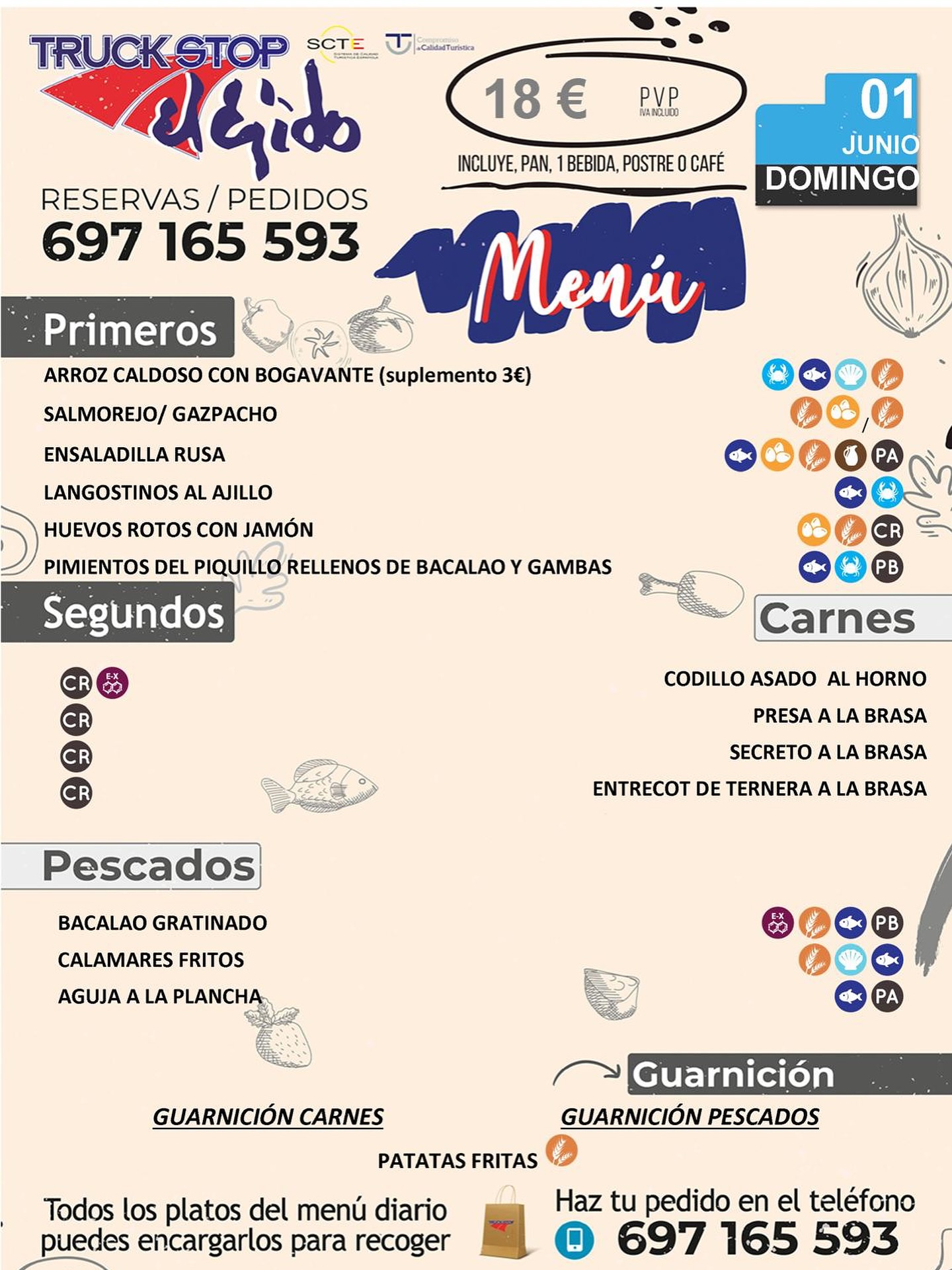 Restaurante - 🥩🍛🥬🥕 Menú casero diario de Truck Stop 🍴 ¿Sabías que ...