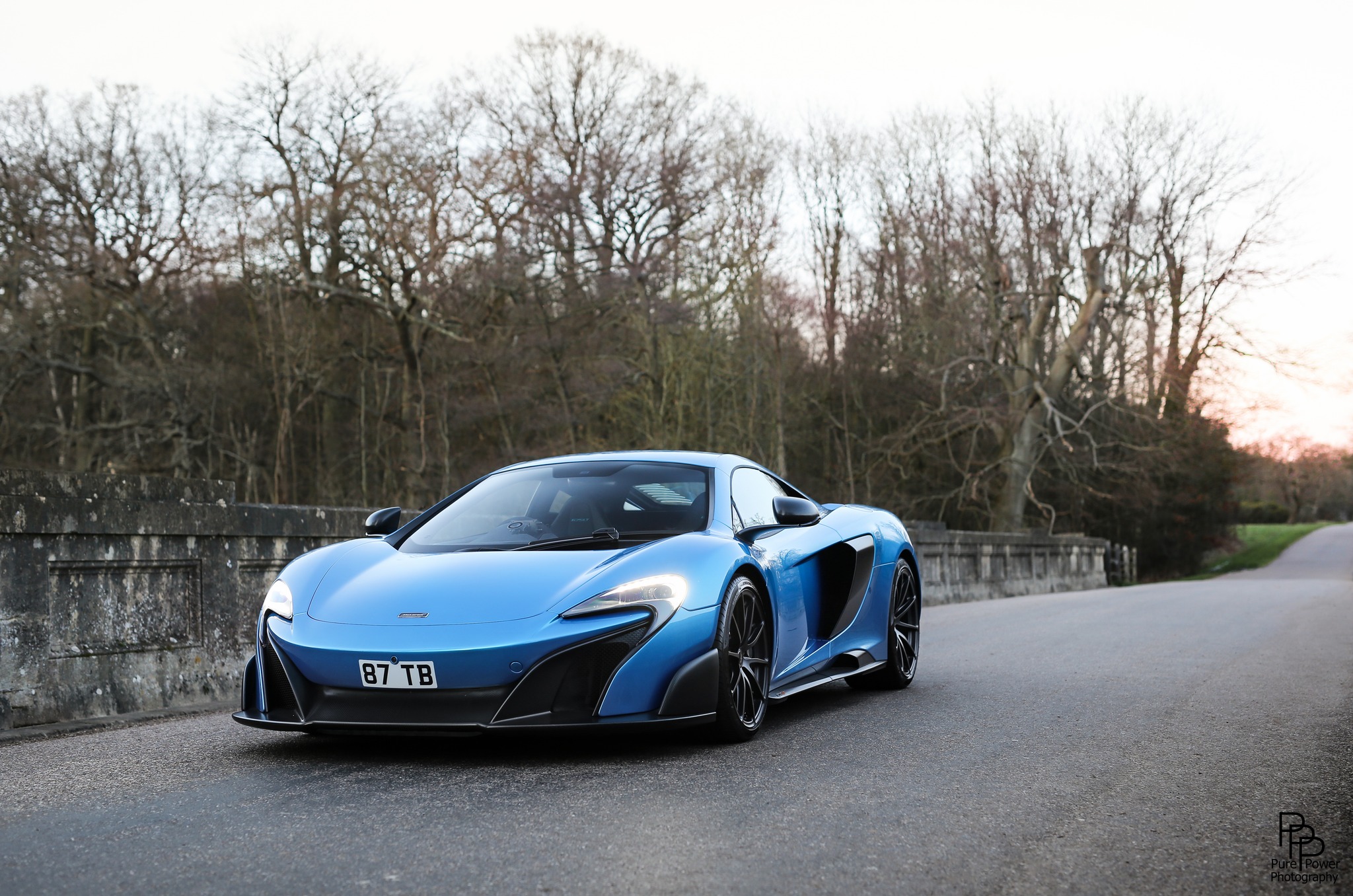 The McLaren 675LT Coupe. Finished in MSO Cerulean Blue, the same